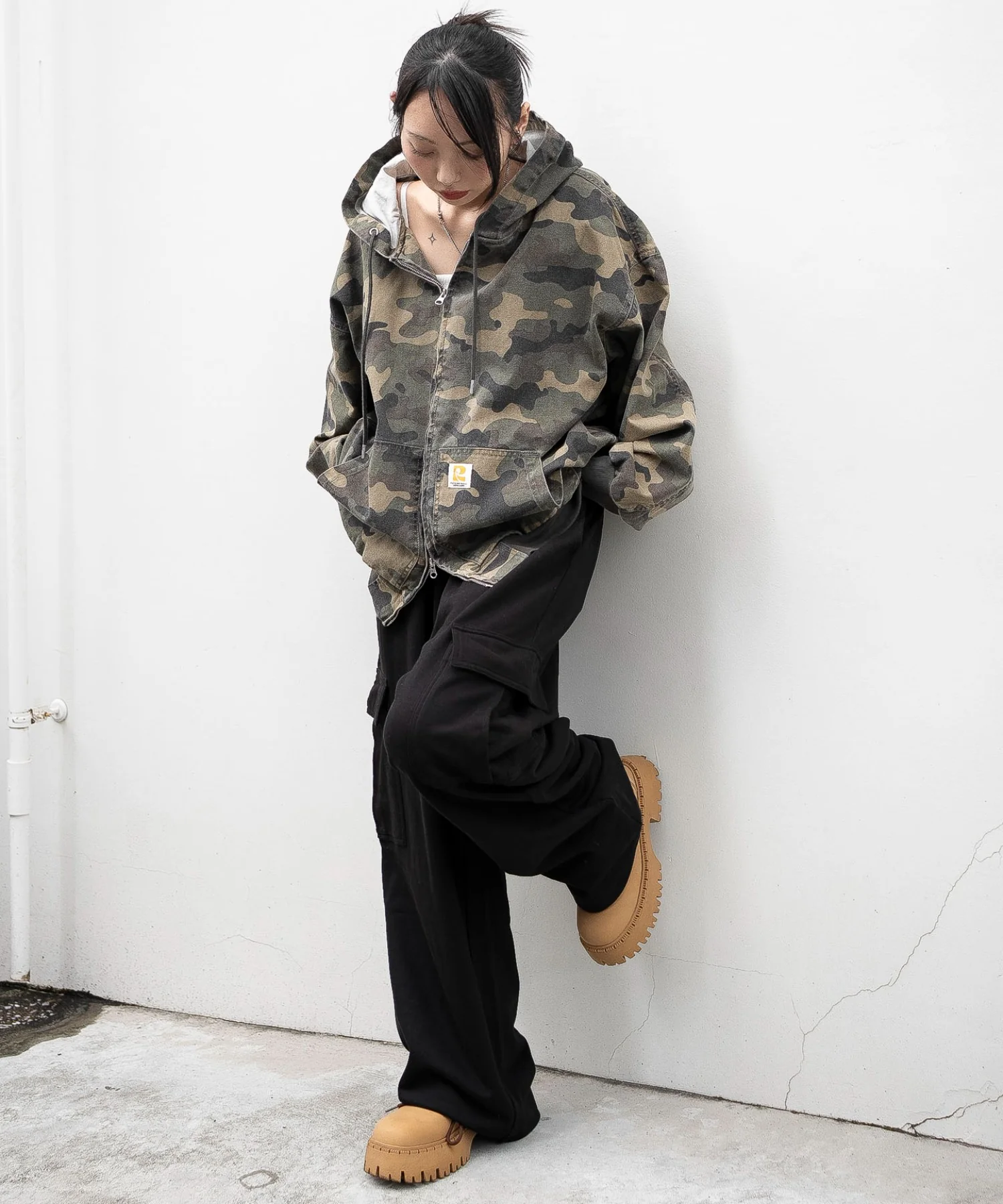 ワイドスウェットカーゴパンツ - Image 34