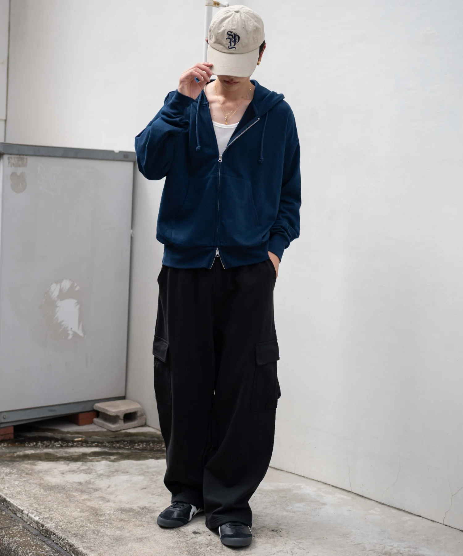 ワイドスウェットカーゴパンツ - Image 6