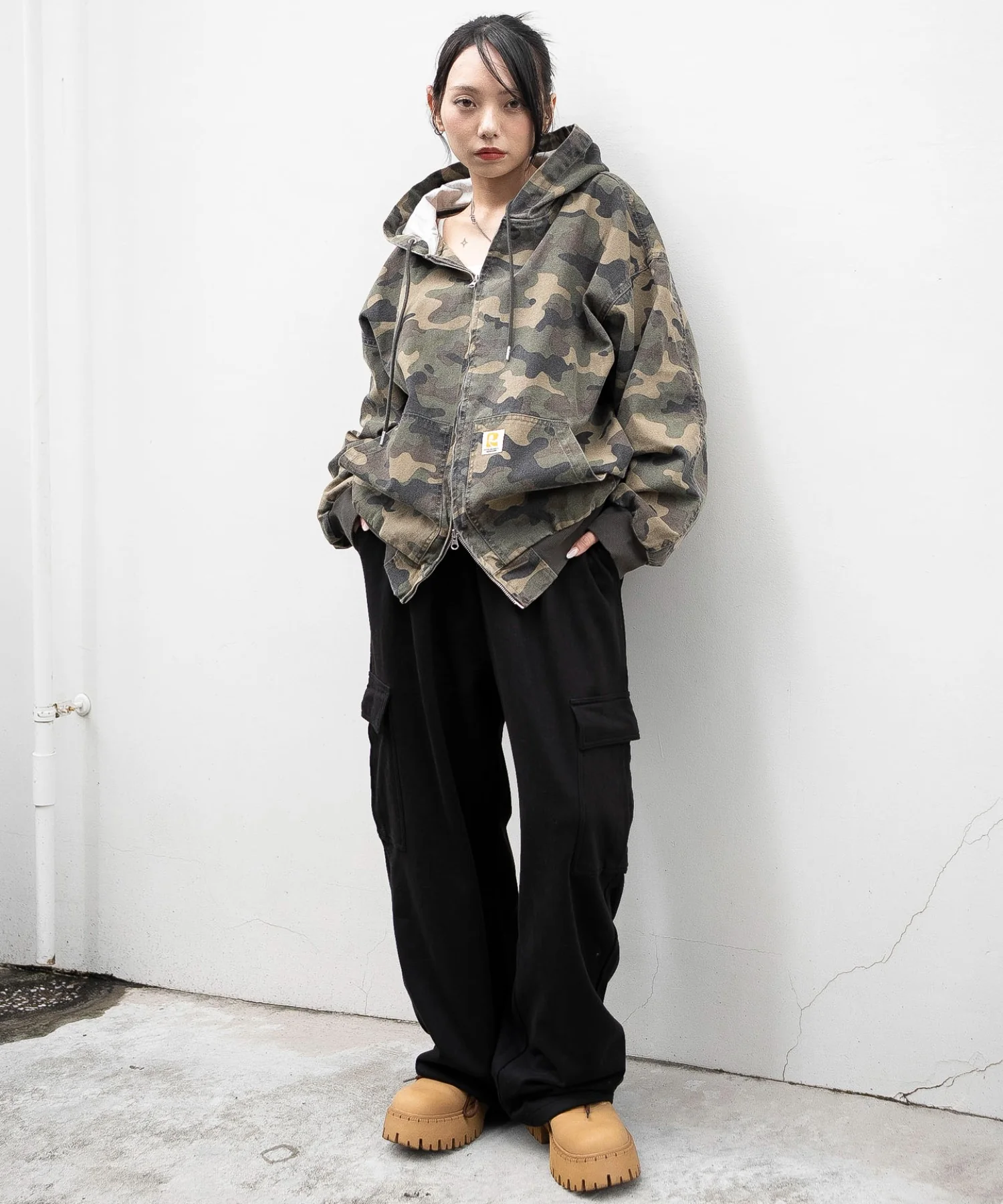 ワイドスウェットカーゴパンツ - Image 7