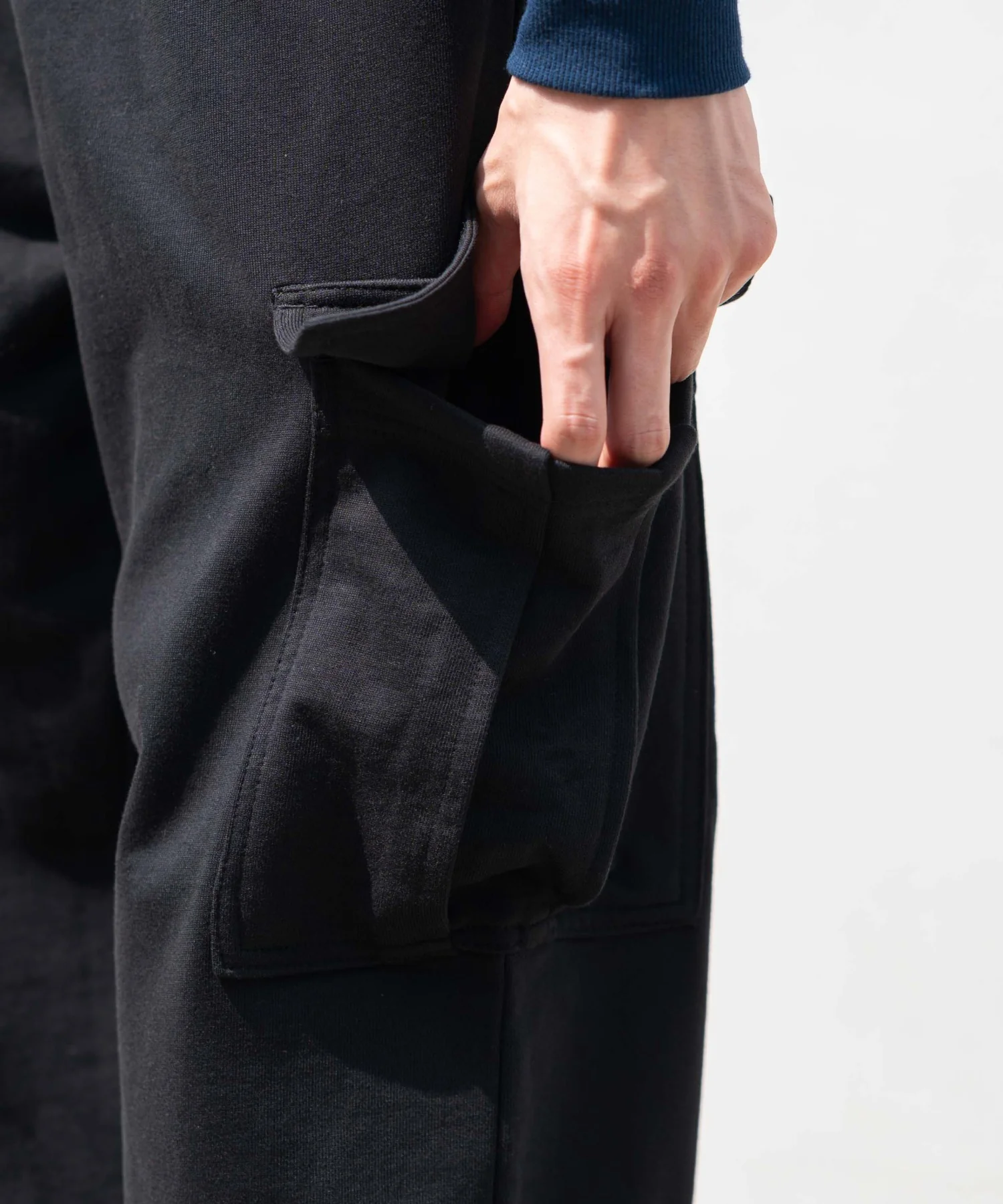 ワイドスウェットカーゴパンツ - Image 9