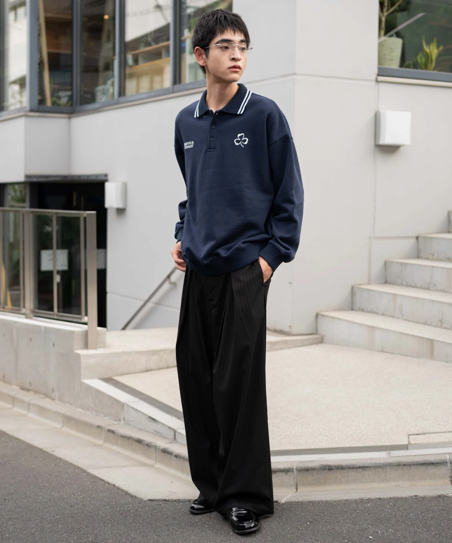モチーフロゴポロスウェット - Image 4