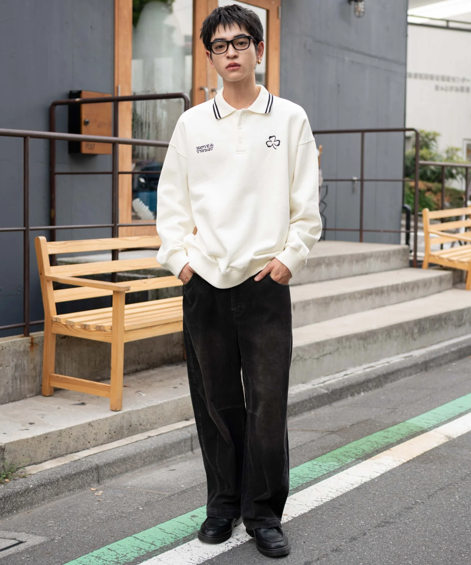 モチーフロゴポロスウェット - Image 6