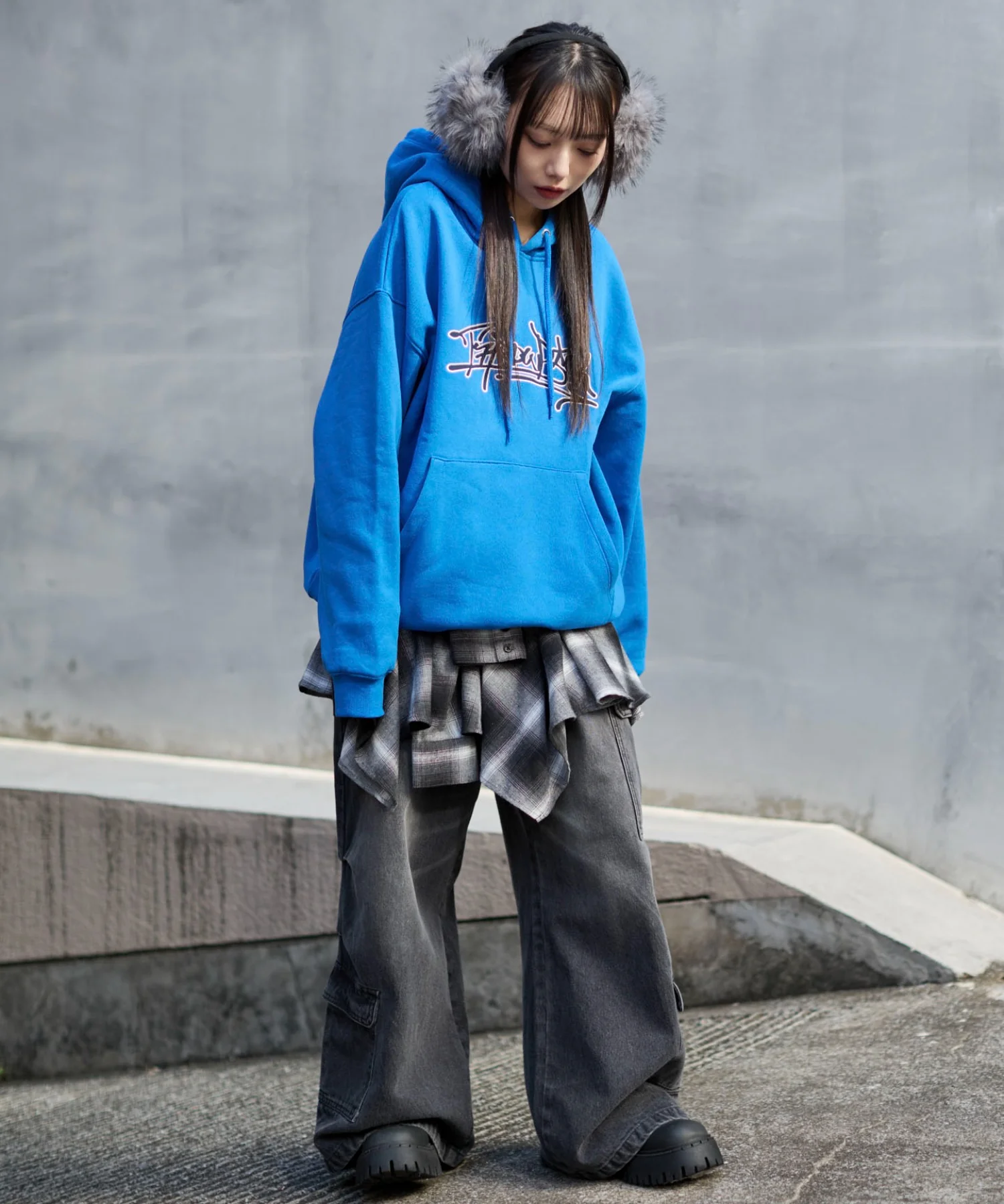 グラフィックロゴプルパーカー - Image 35