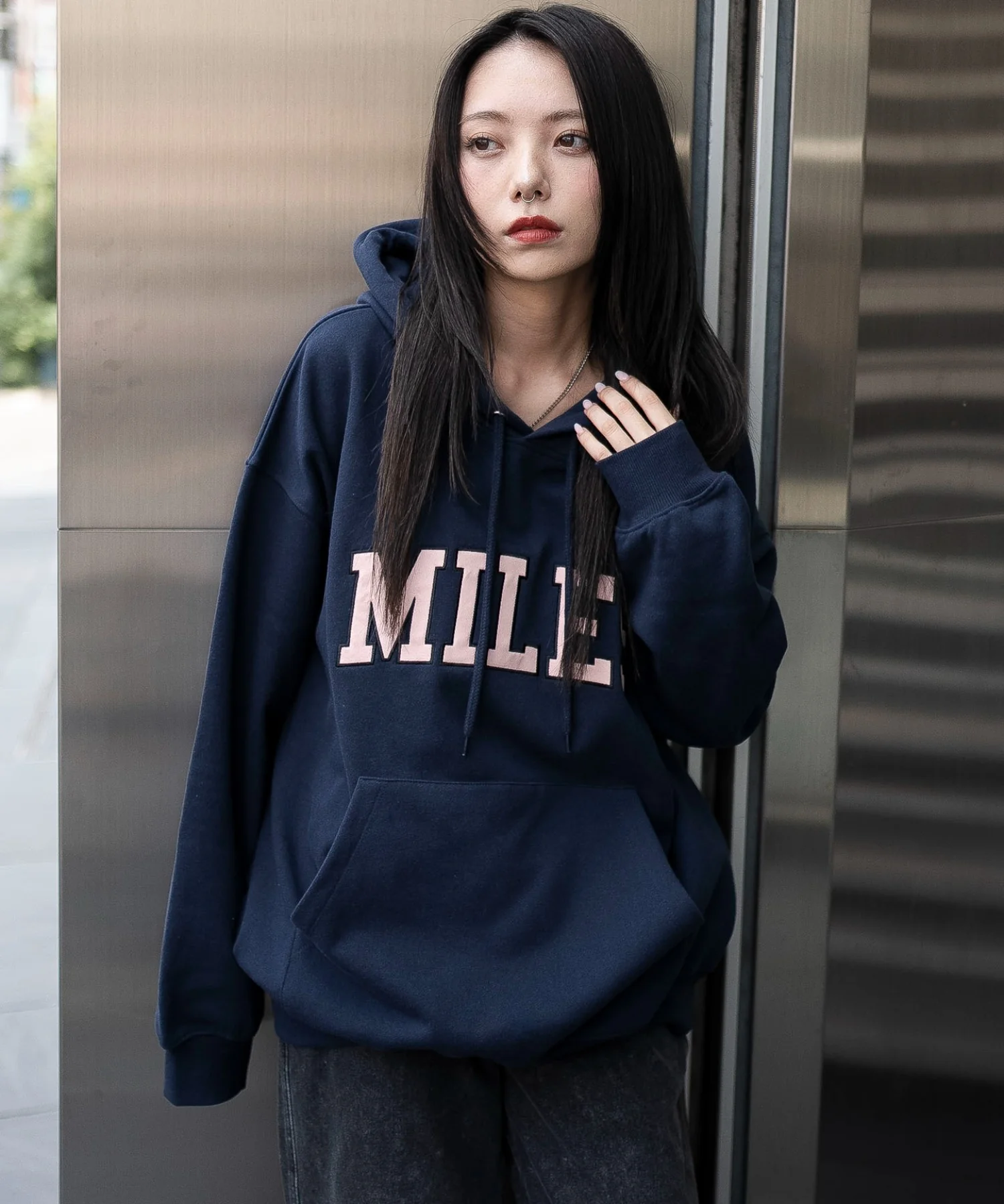 グラフィックロゴプルパーカー - Image 42