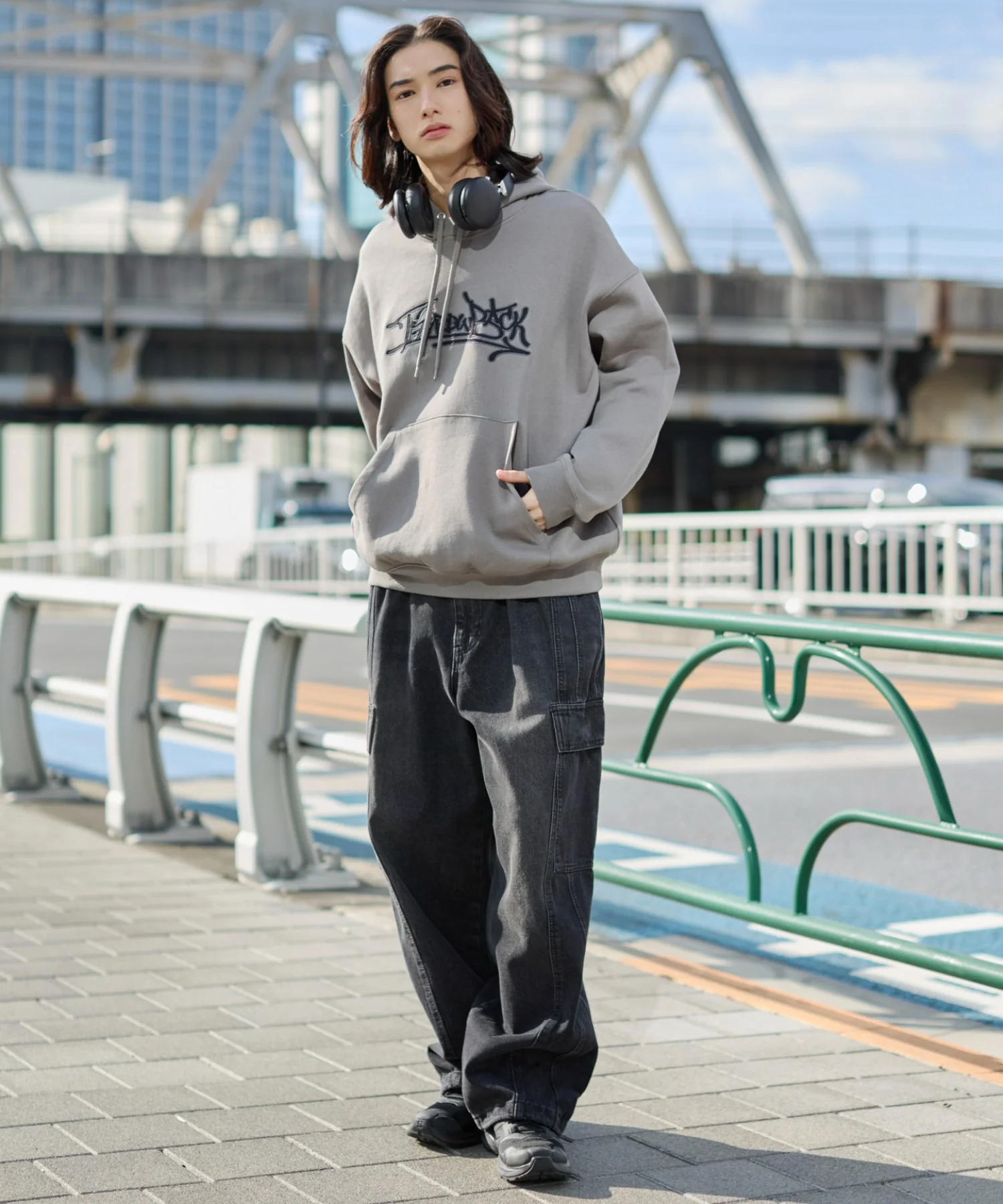 グラフィックロゴプルパーカー - Image 60