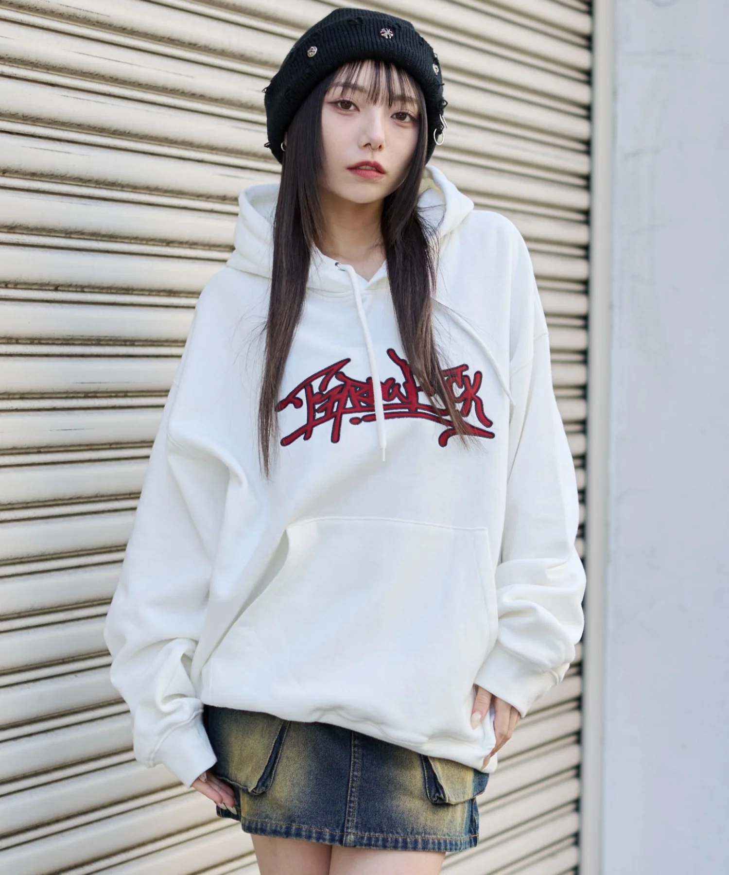 グラフィックロゴプルパーカー - Image 77