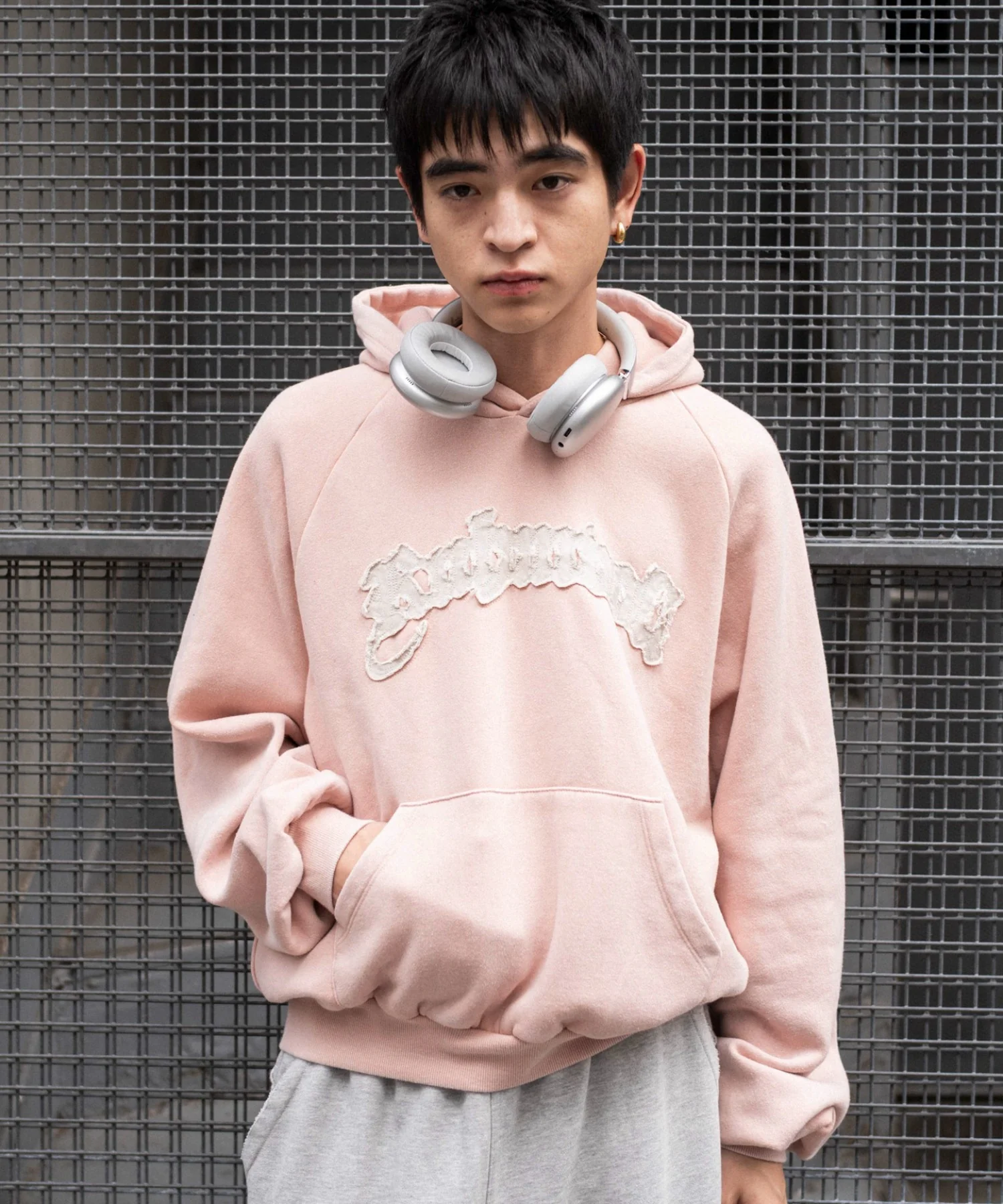 裏起毛ショートグラフィックプルパーカー - Image 19