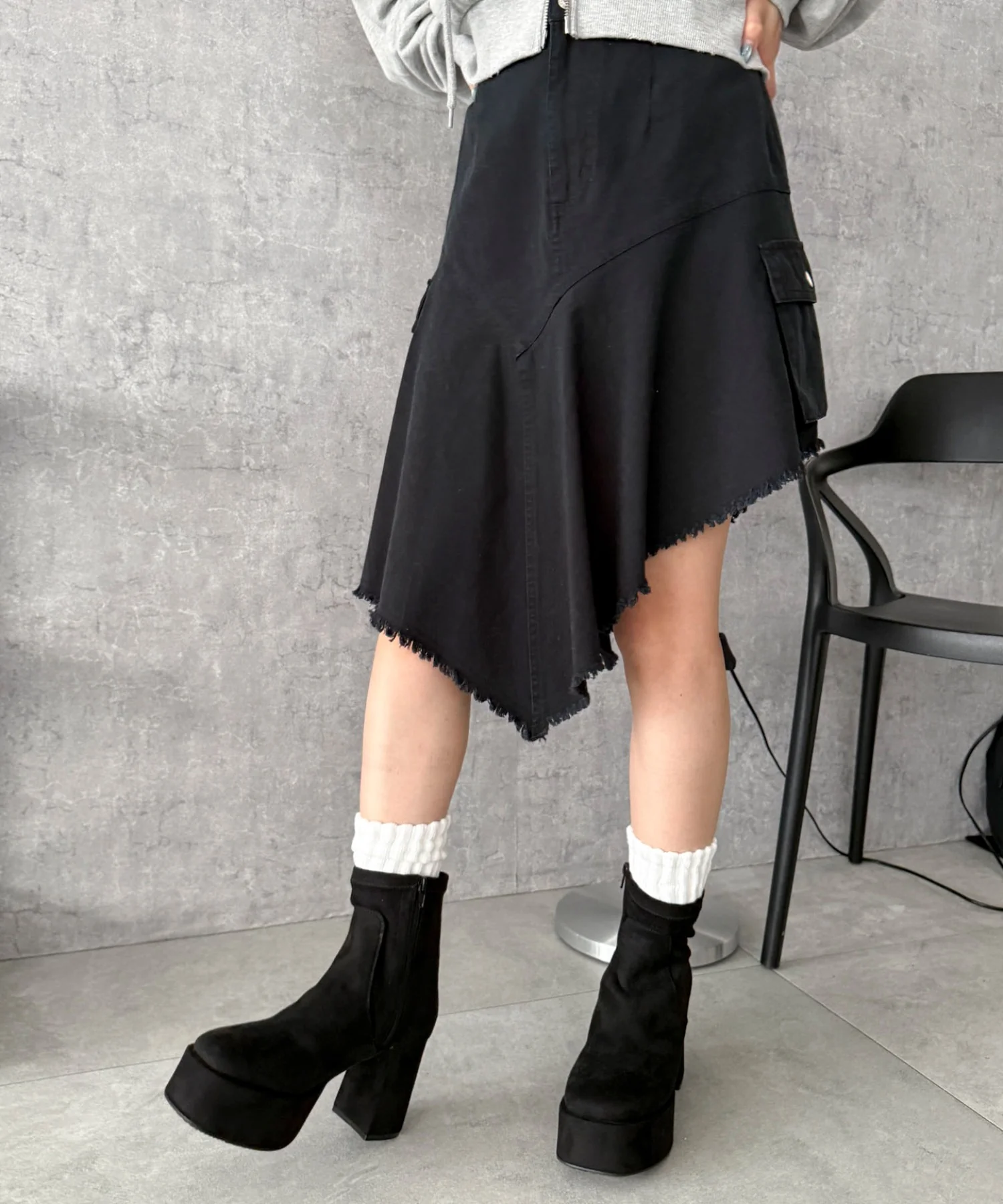 ストレッチヒールショートブーツ - Image 5
