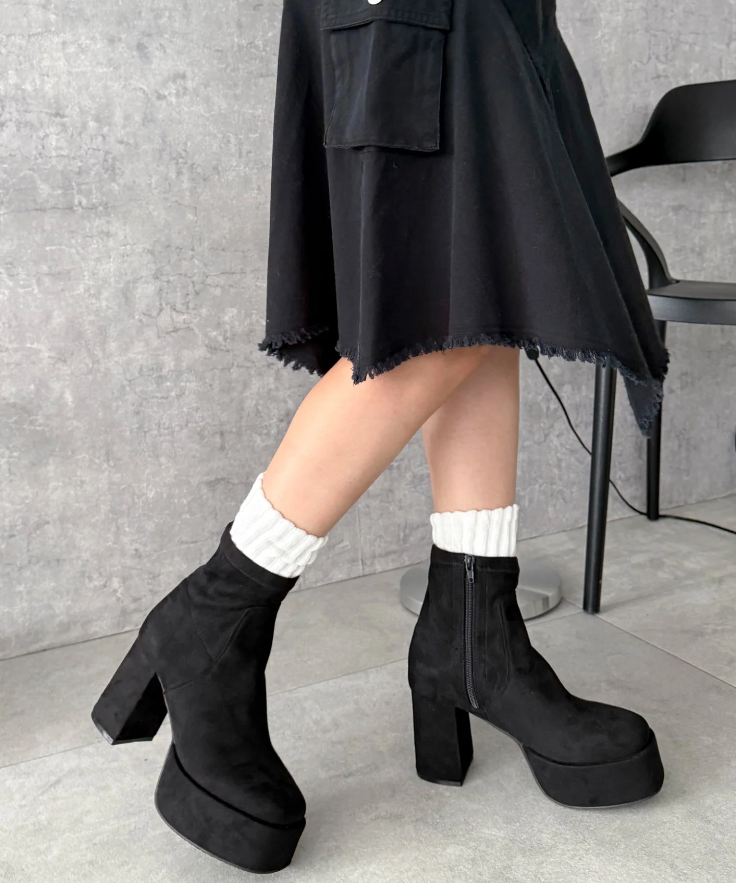 ストレッチヒールショートブーツ - Image 6