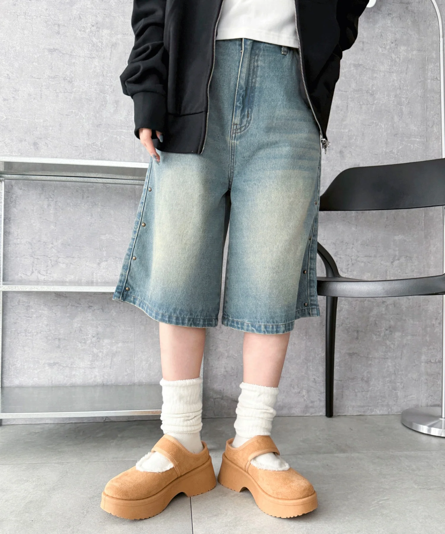 ムートンタッチメリージェーンシューズ - Image 5