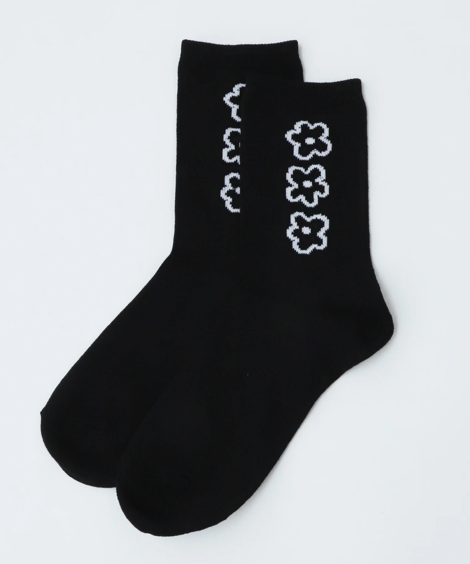 手書き風3連フラワーソックス(23-25cm) - Image 9