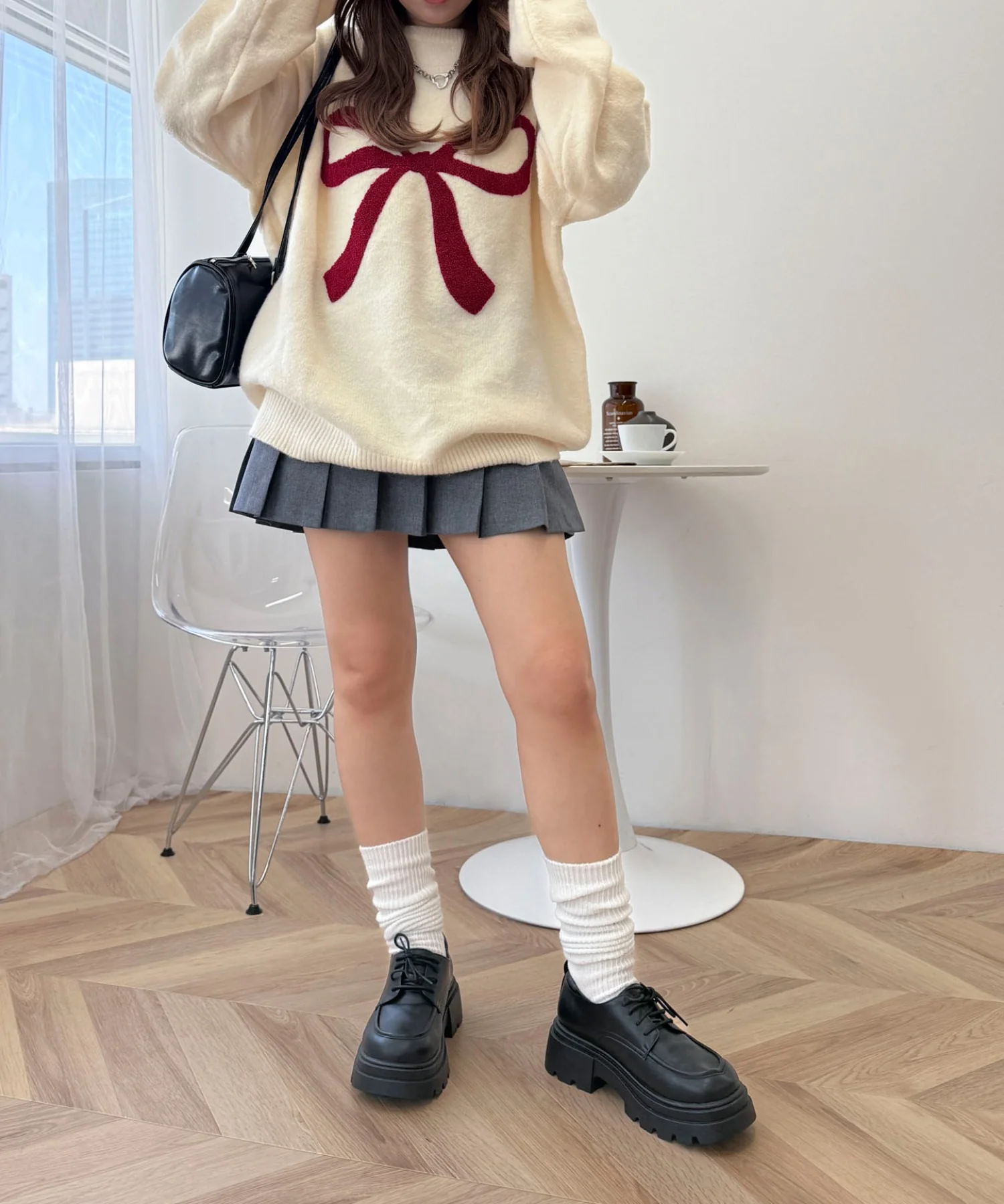キラキラチャーム付きドラムボストンバッグ - Image 17