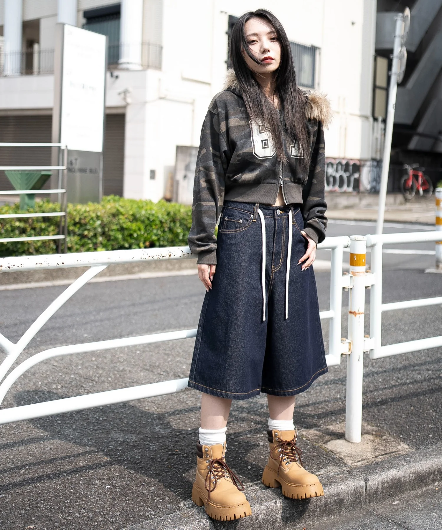 リジッドバギーハーフパンツ - Image 2