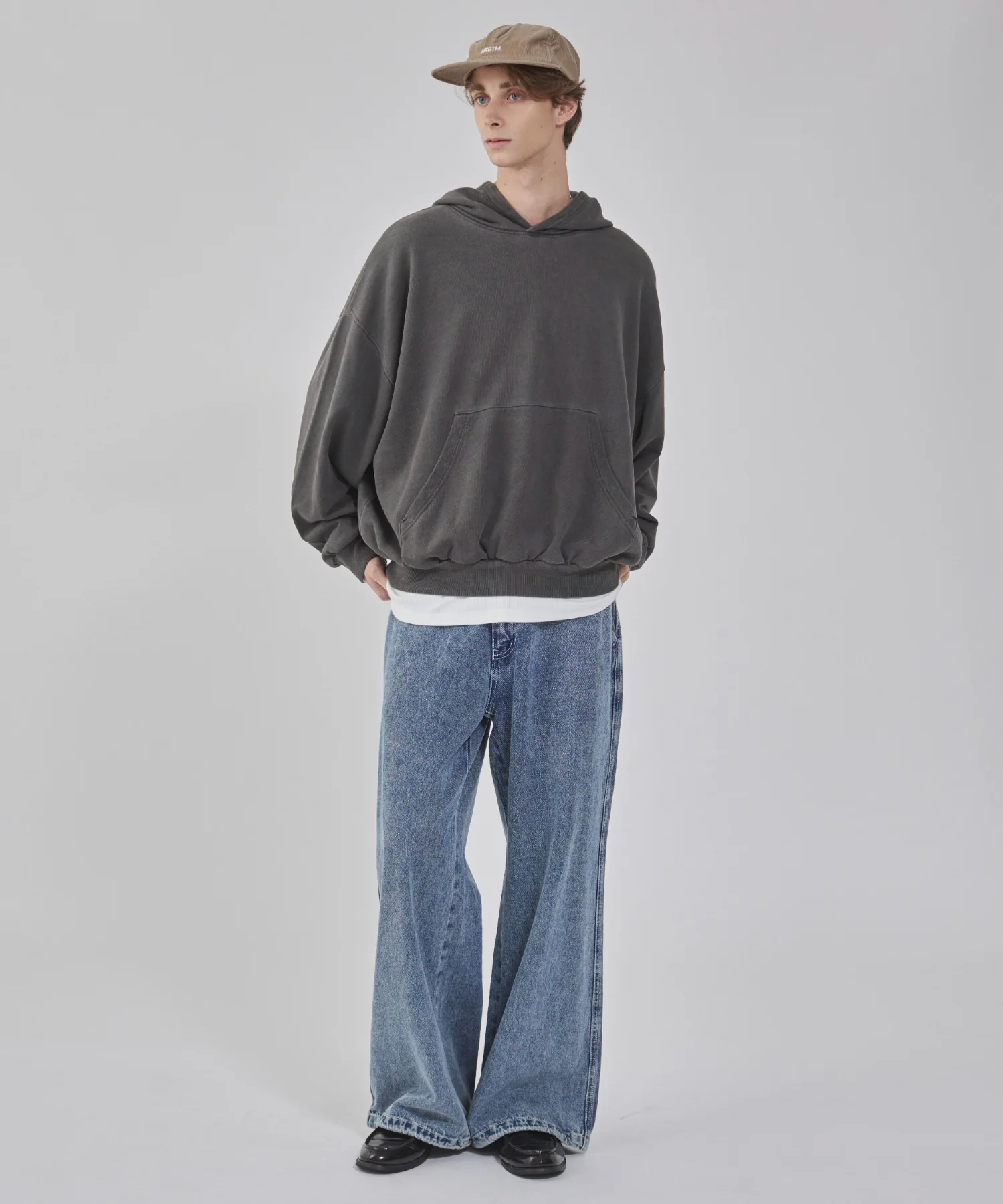 バルーンクロップドプルパーカー - Image 36