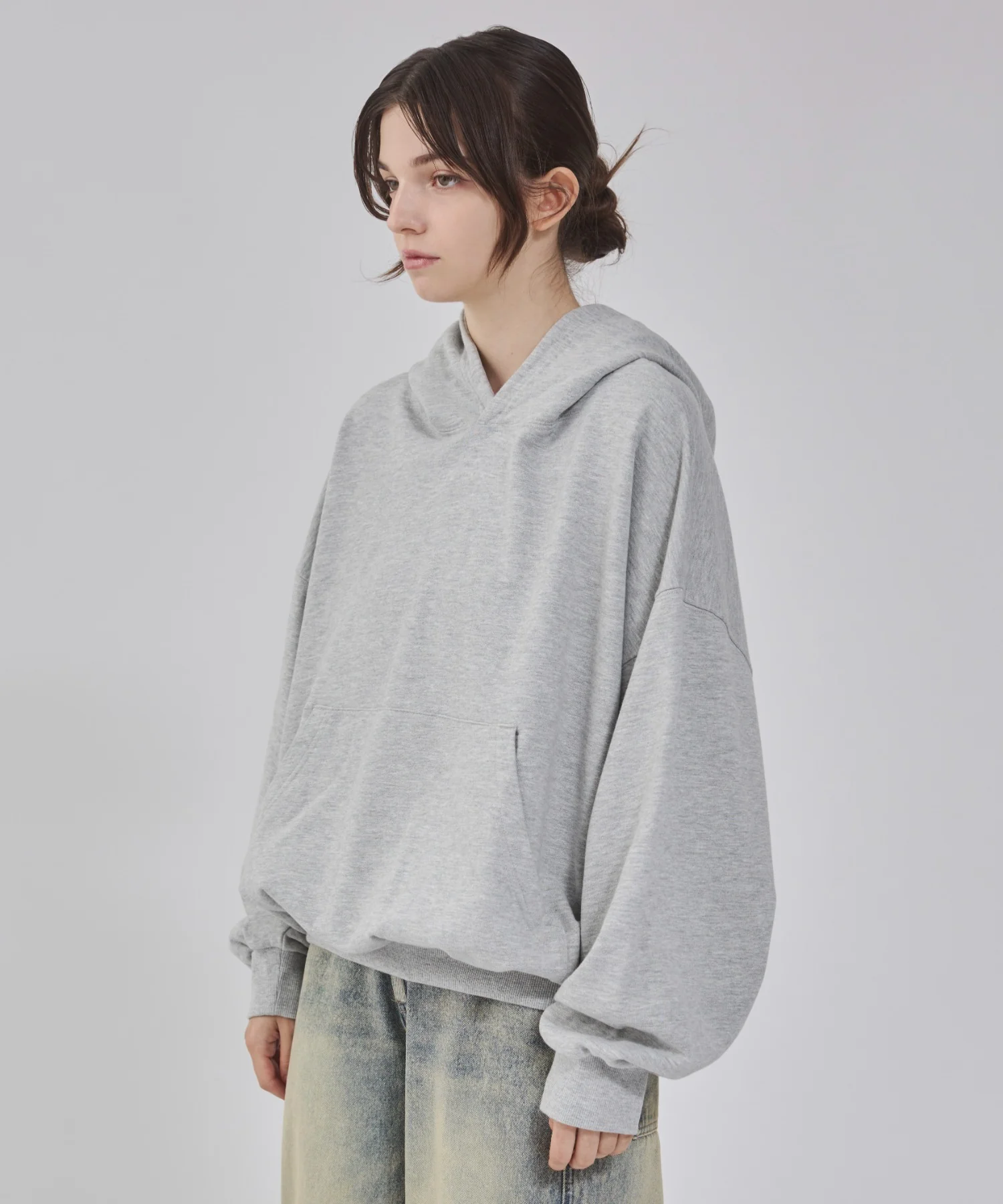 バルーンクロップドプルパーカー - Image 39