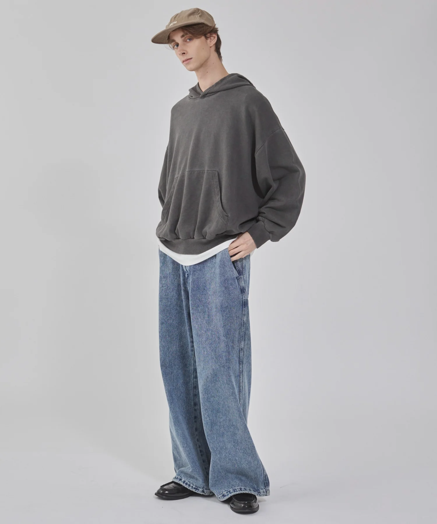 バルーンクロップドプルパーカー - Image 49