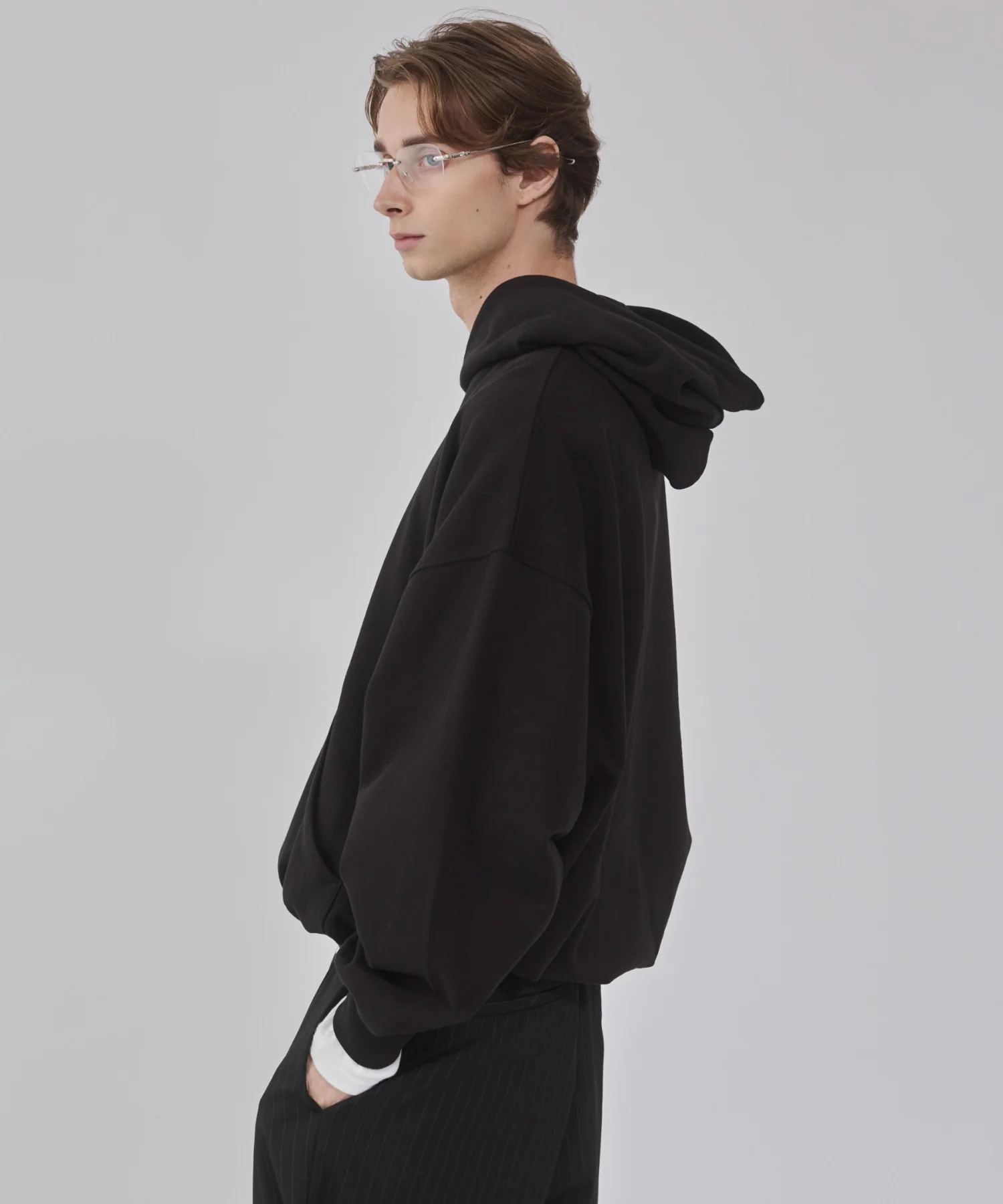 バルーンクロップドプルパーカー - Image 53