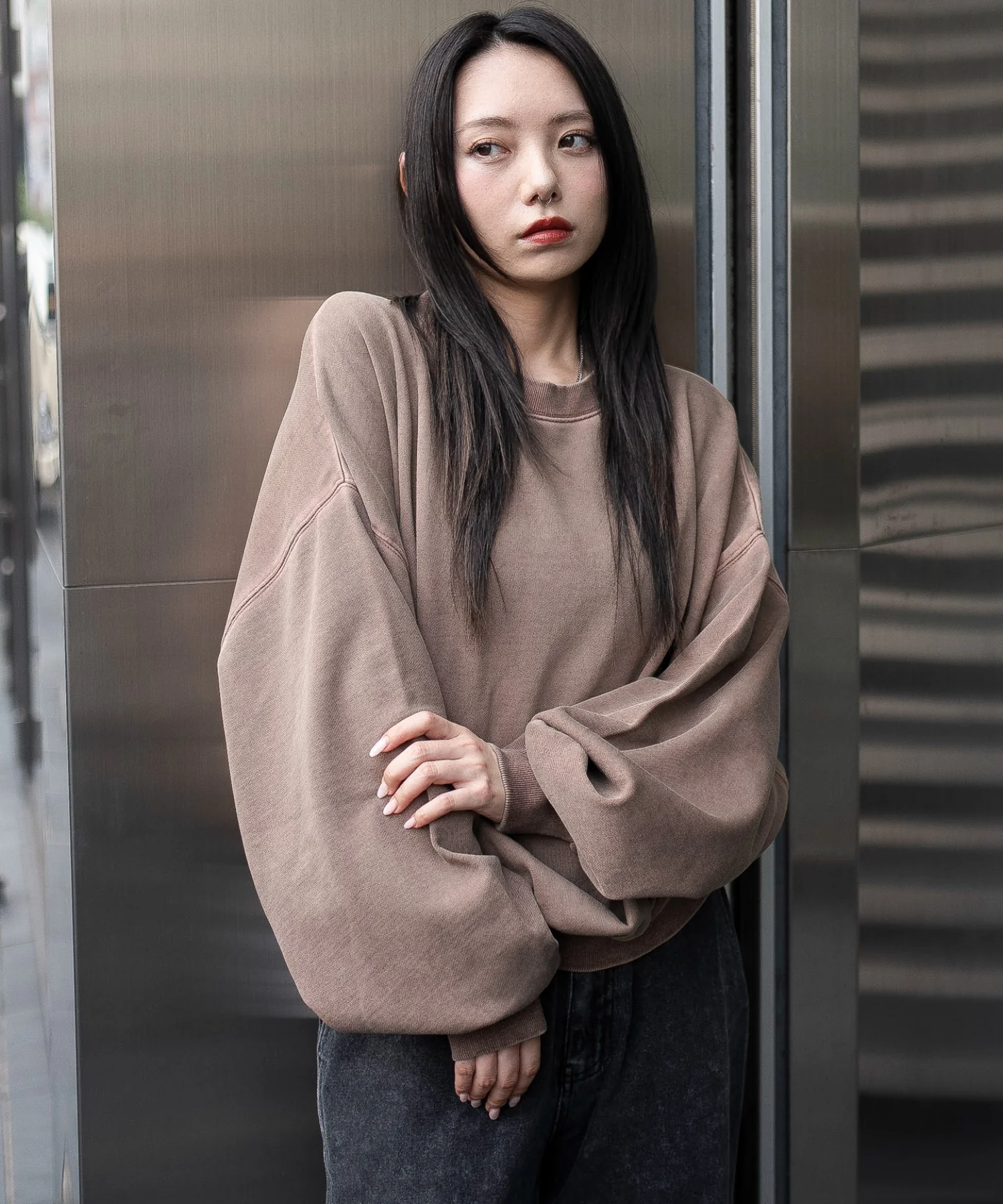 バルーンクロップドプルオーバー - Image 19