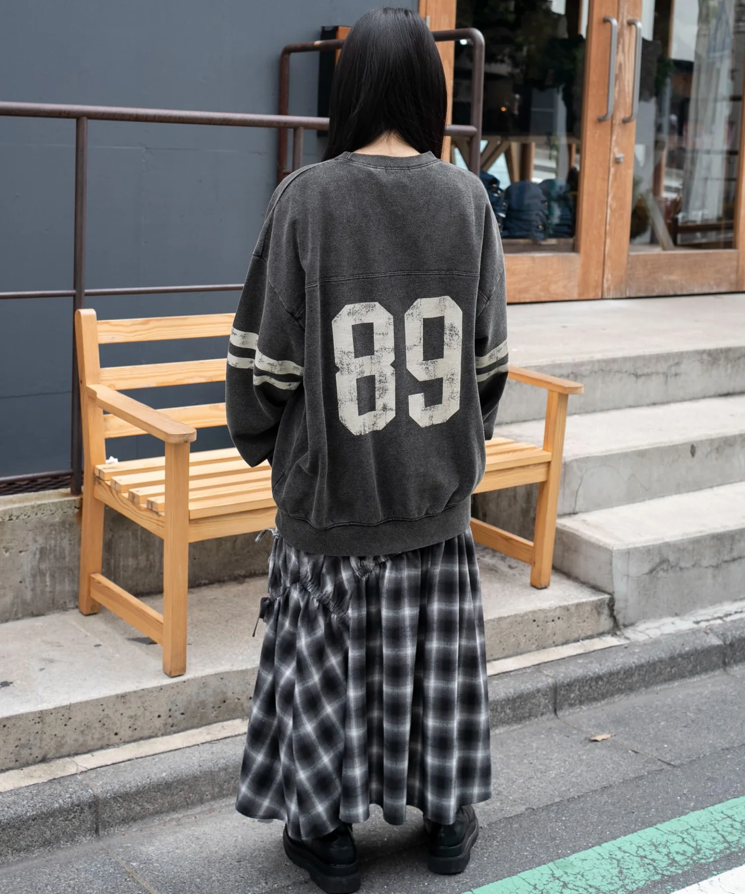 裏起毛ケミカルウォッシュナンバリングプルオーバー - Image 46