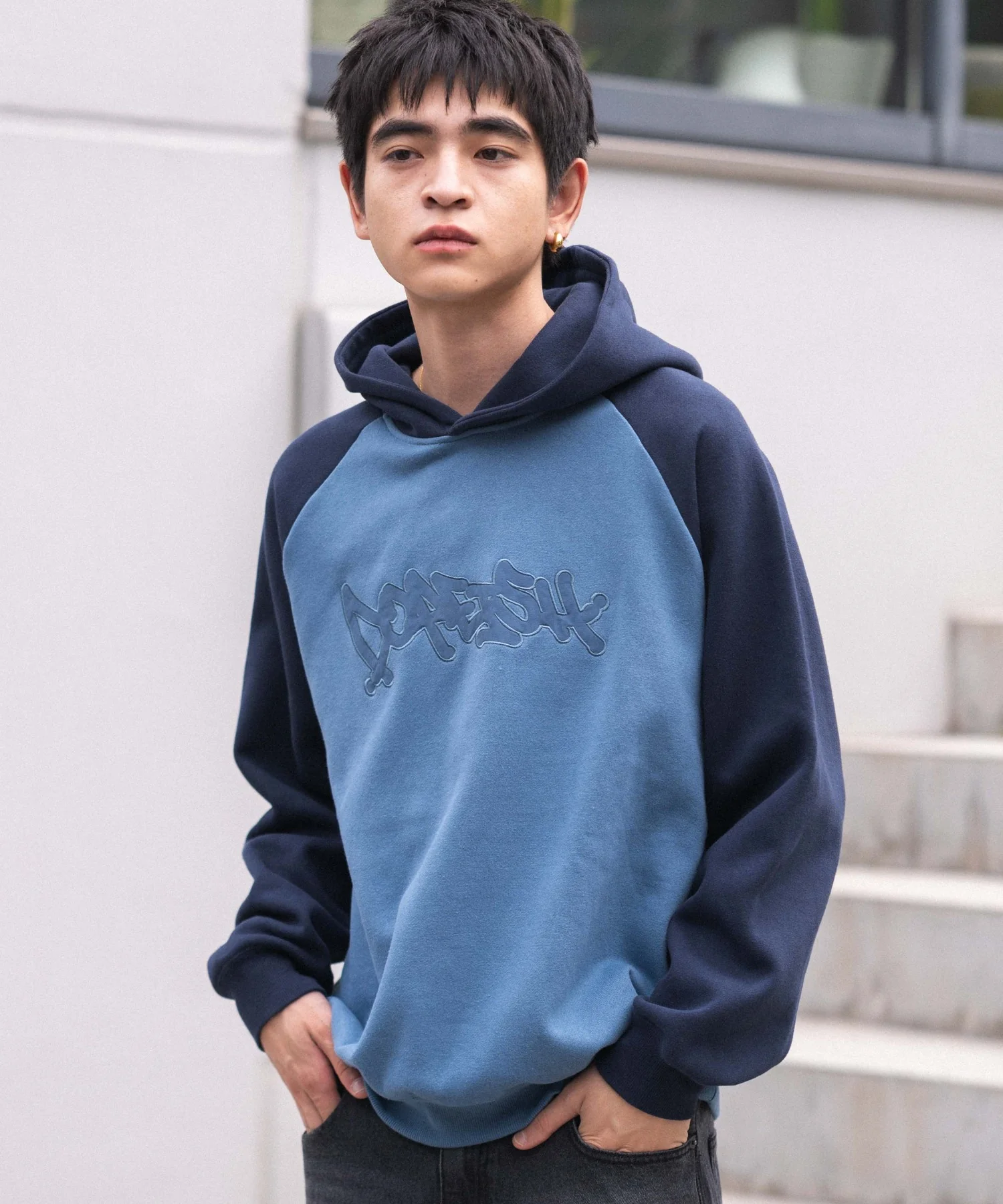 裏起毛ラグランプルパーカー - Image 12
