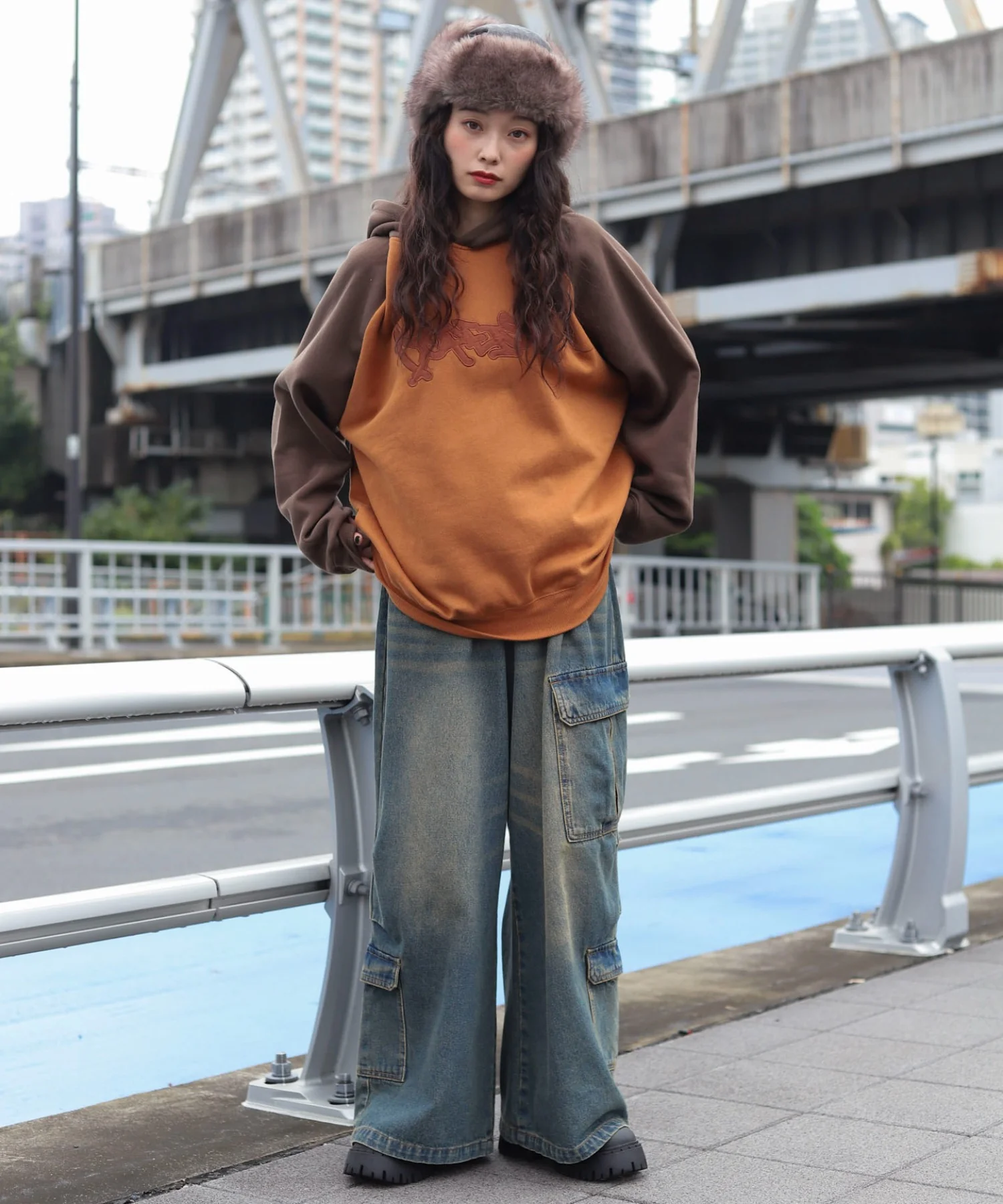 裏起毛ラグランプルパーカー - Image 32
