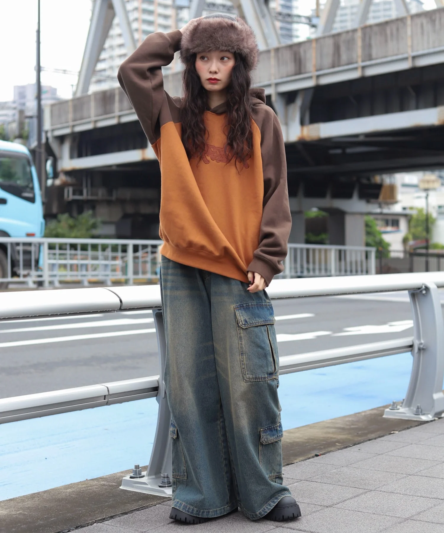 裏起毛ラグランプルパーカー - Image 33