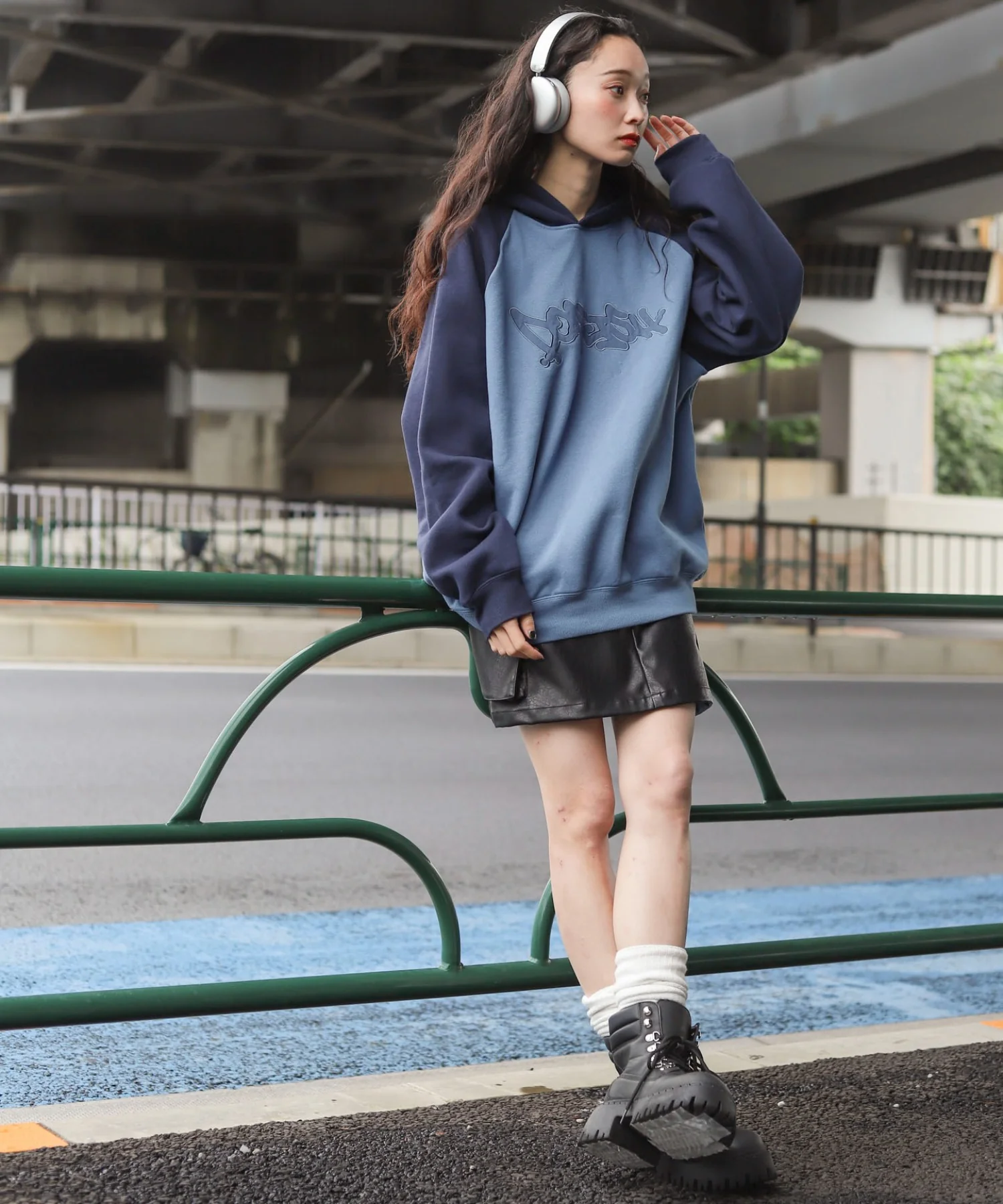 裏起毛ラグランプルパーカー - Image 5