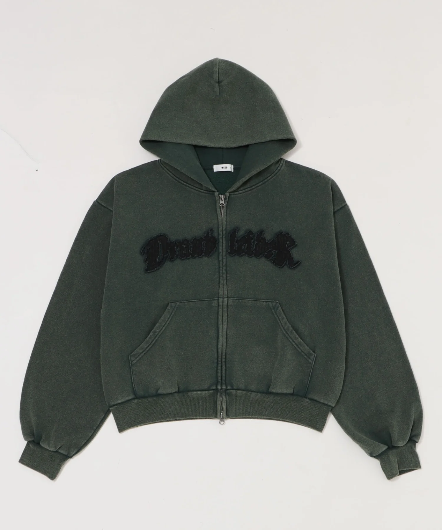 裏起毛ショートグラフィックZIPパーカー - Image 72