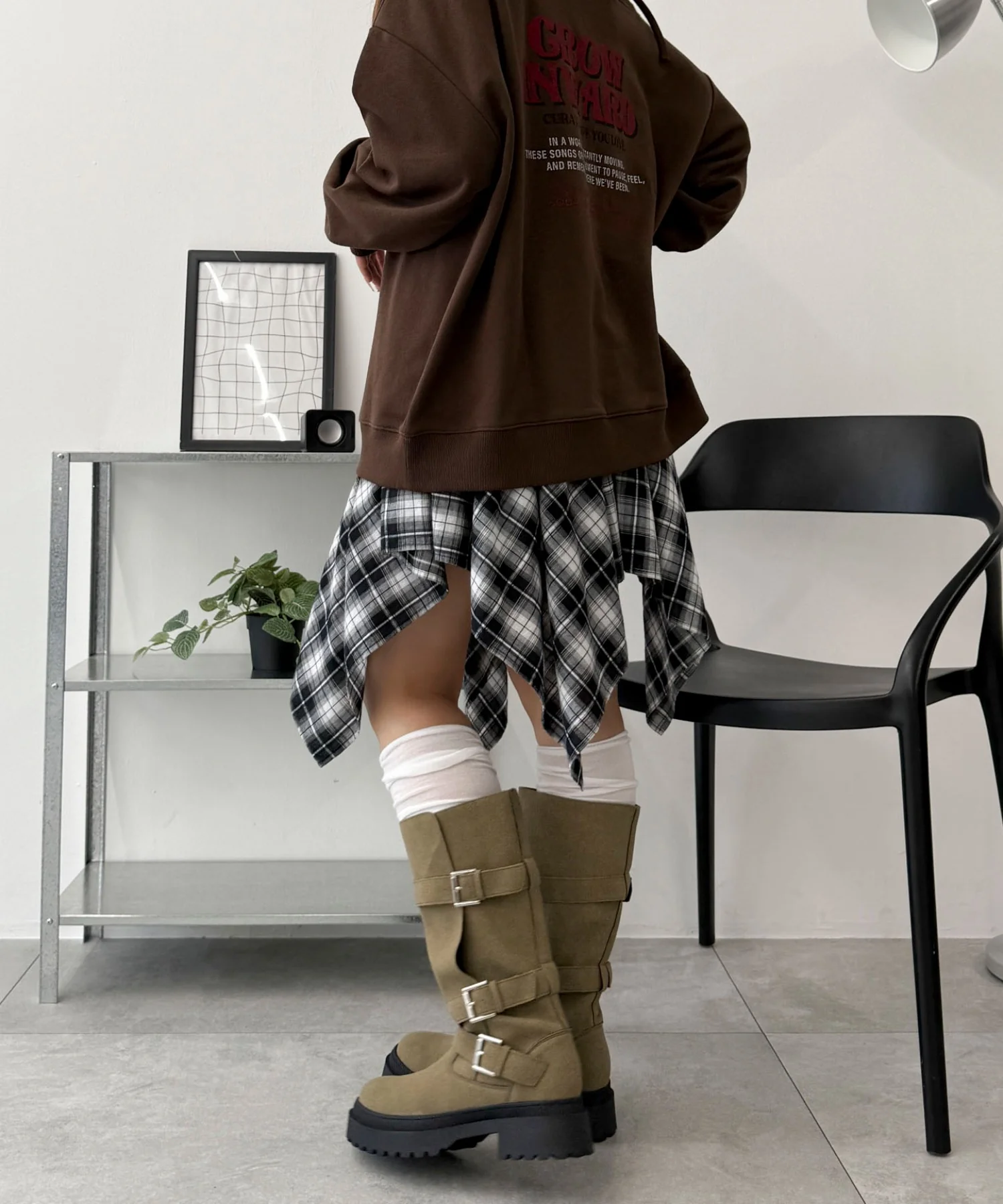 サイドベルトロングブーツ - Image 10