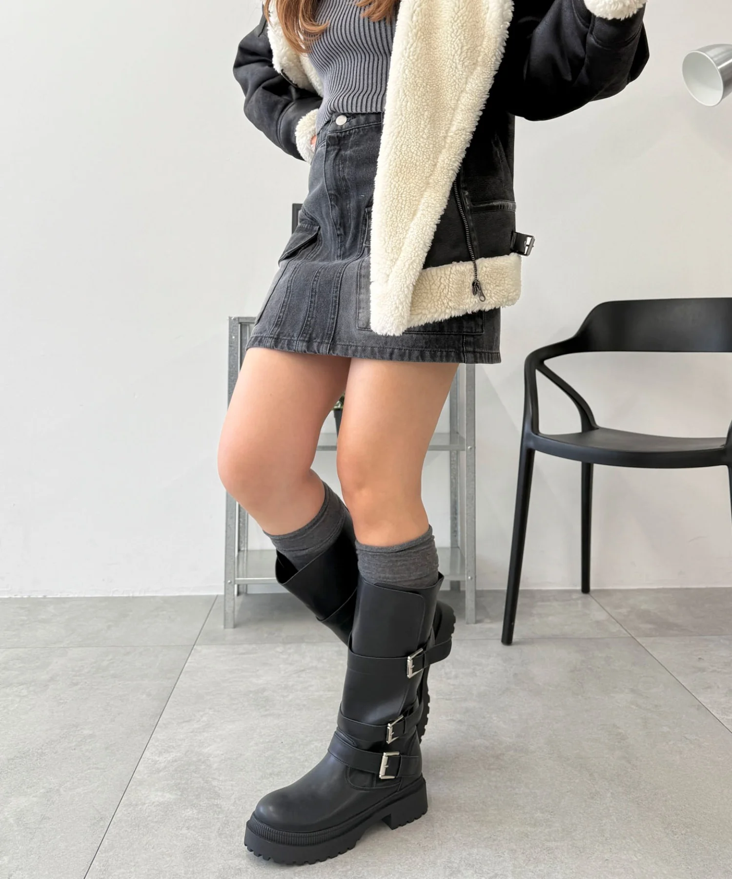 サイドベルトロングブーツ - Image 14