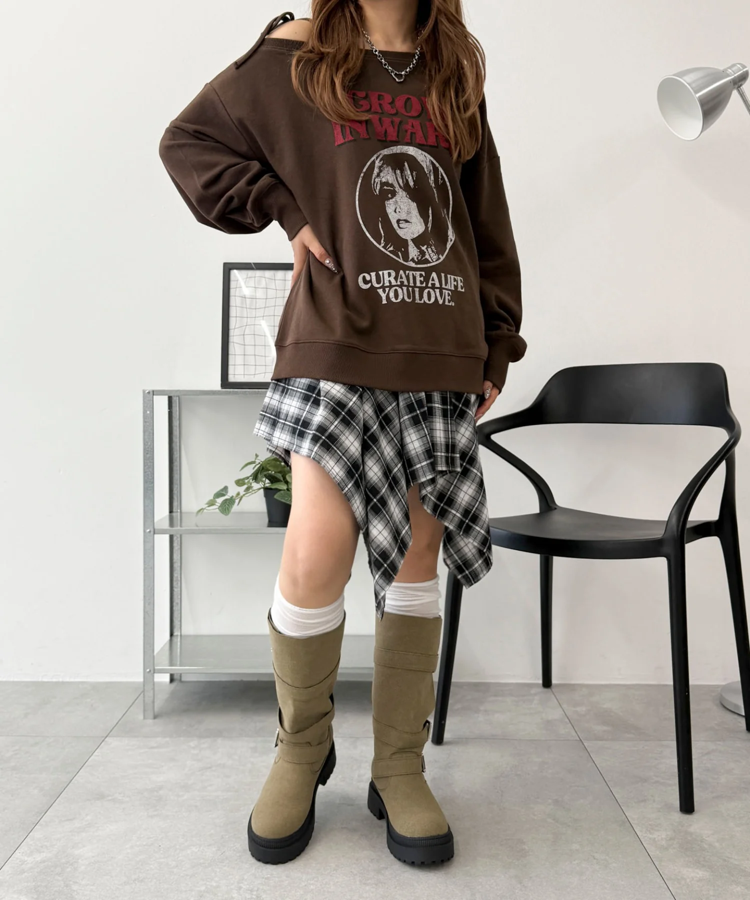 サイドベルトロングブーツ - Image 3