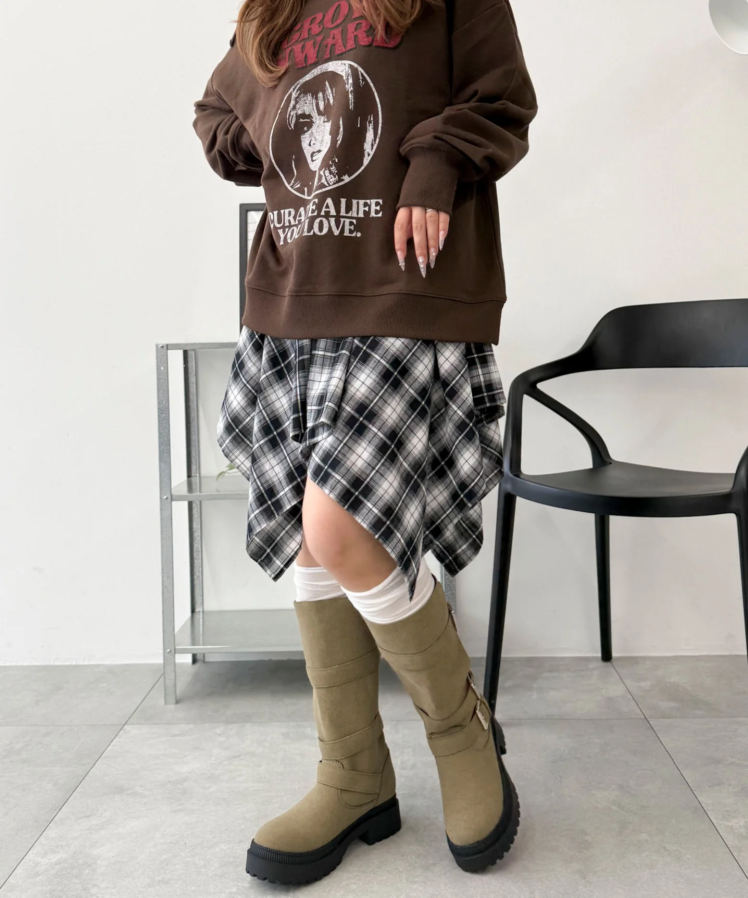 サイドベルトロングブーツ - Image 8