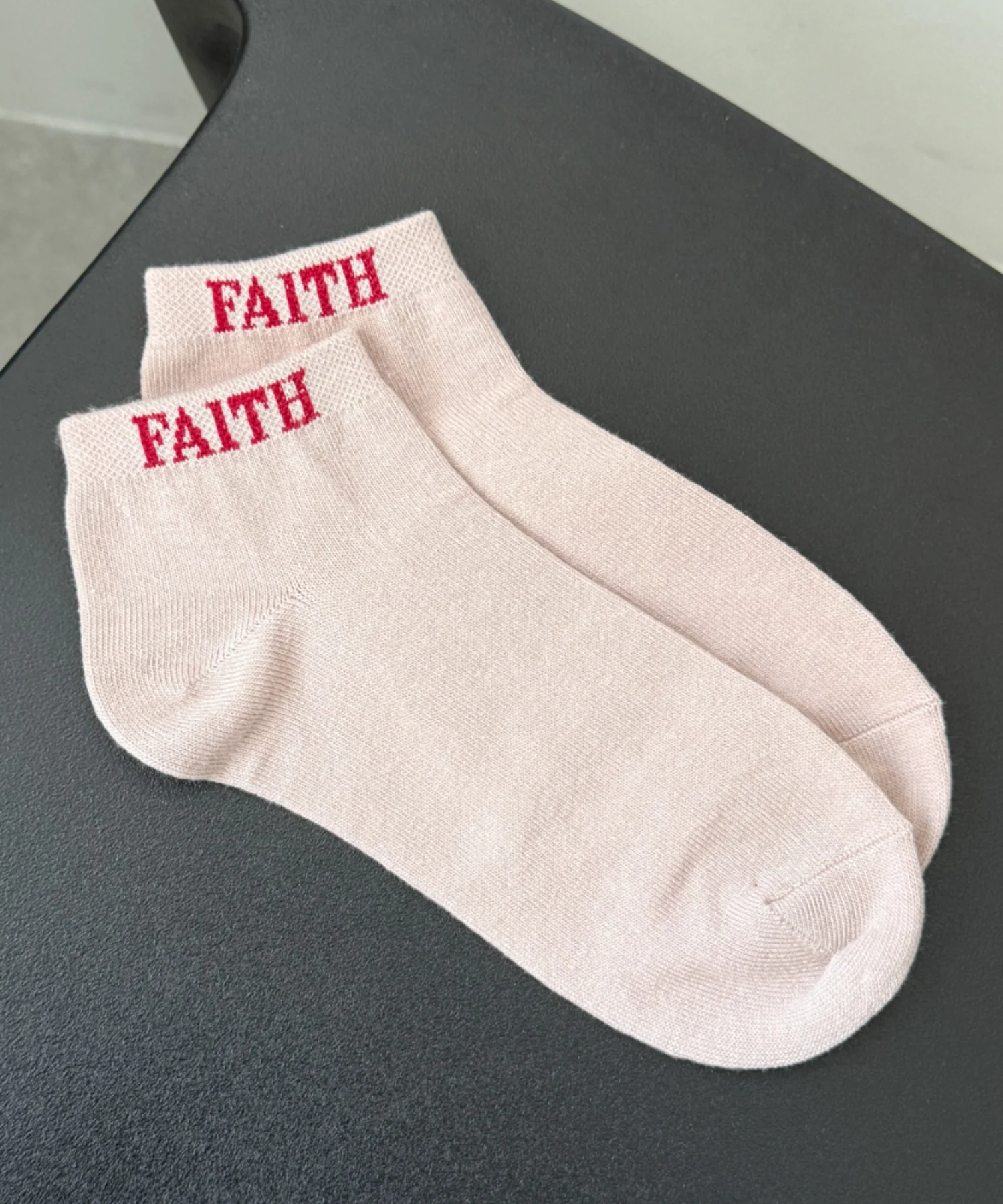 FAITHロゴショートソックス(23-25cm)