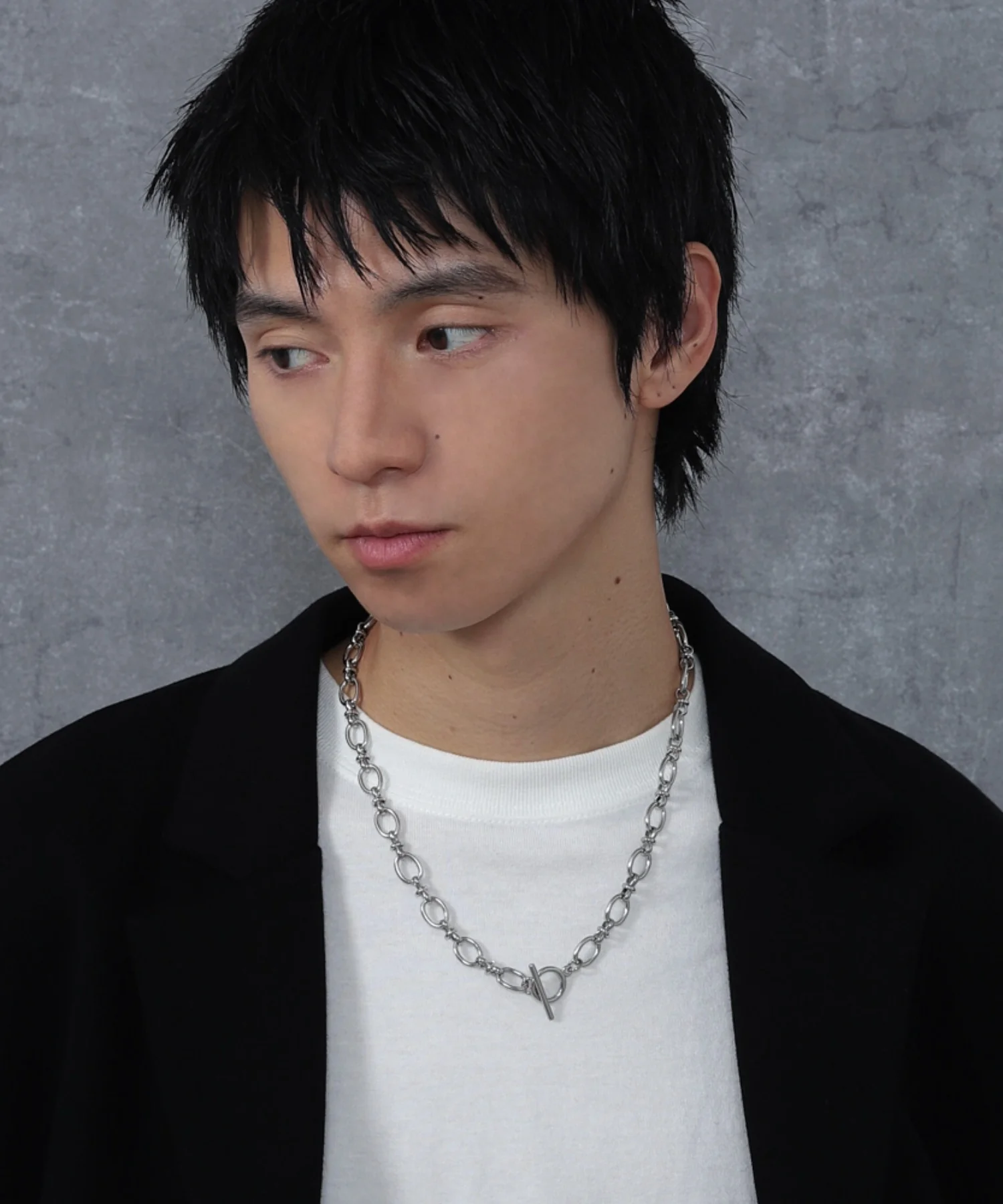 Mステンレスマンテルチェーンネックレス - Image 13