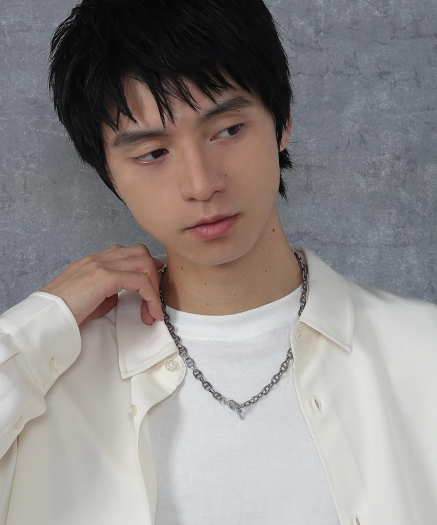Mステンレスマンテルチェーンネックレス - Image 18