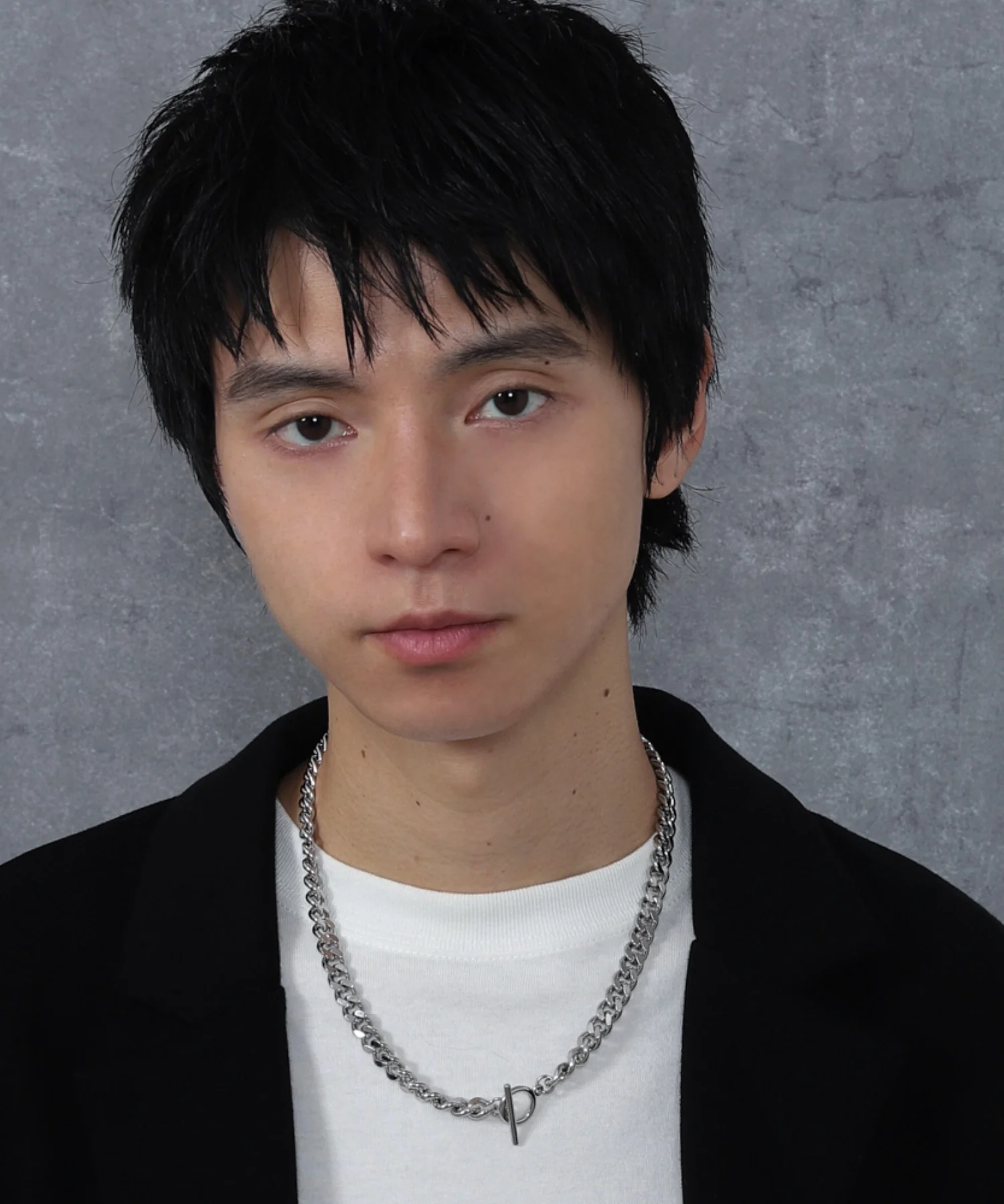 Mステンレスマンテルチェーンネックレス - Image 5