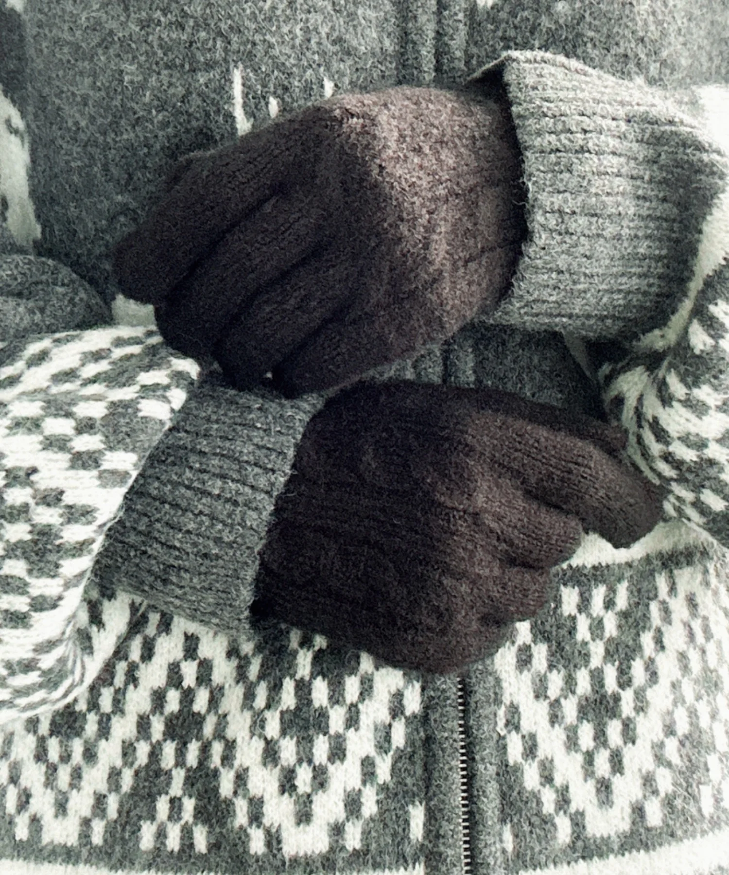 ケーブル編みニットグローブ - Image 18