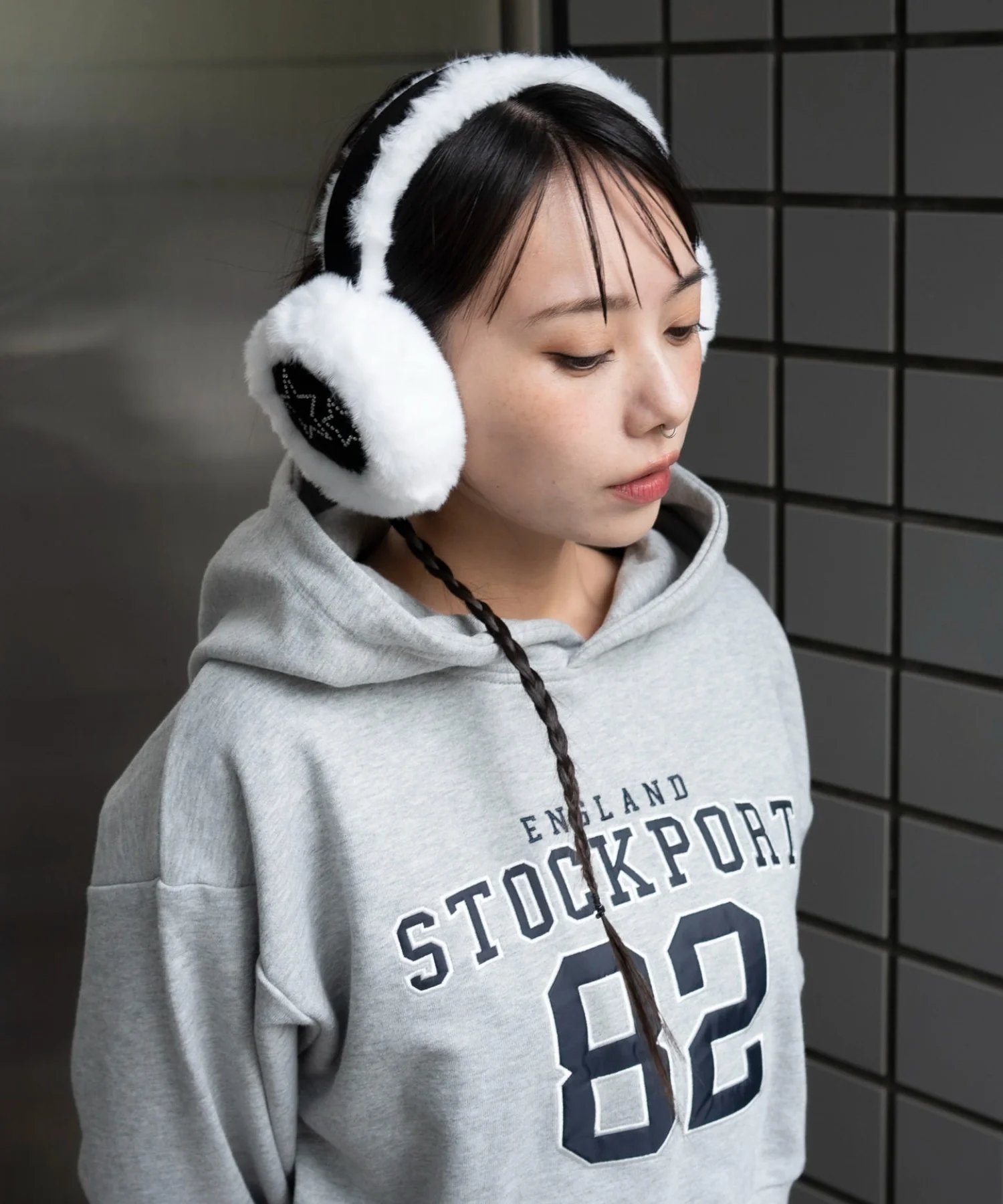 スターラインストーンファーイヤーマフ - Image 8