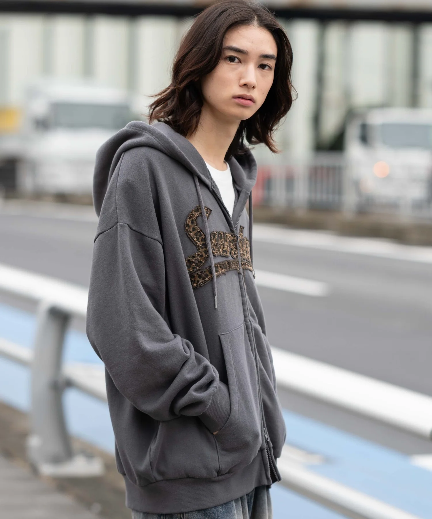 レオパードワッペンダブルZIPパーカー - Image 16