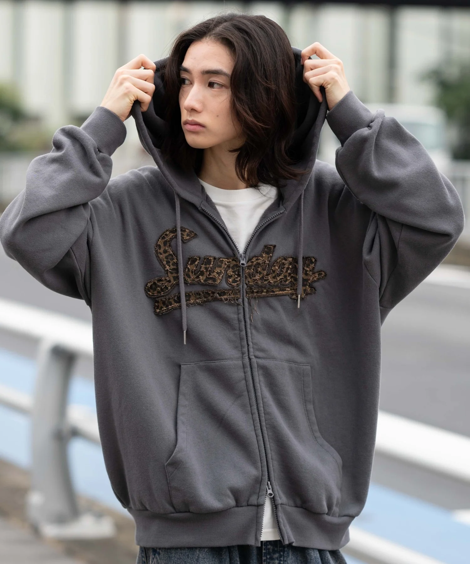 レオパードワッペンダブルZIPパーカー - Image 18