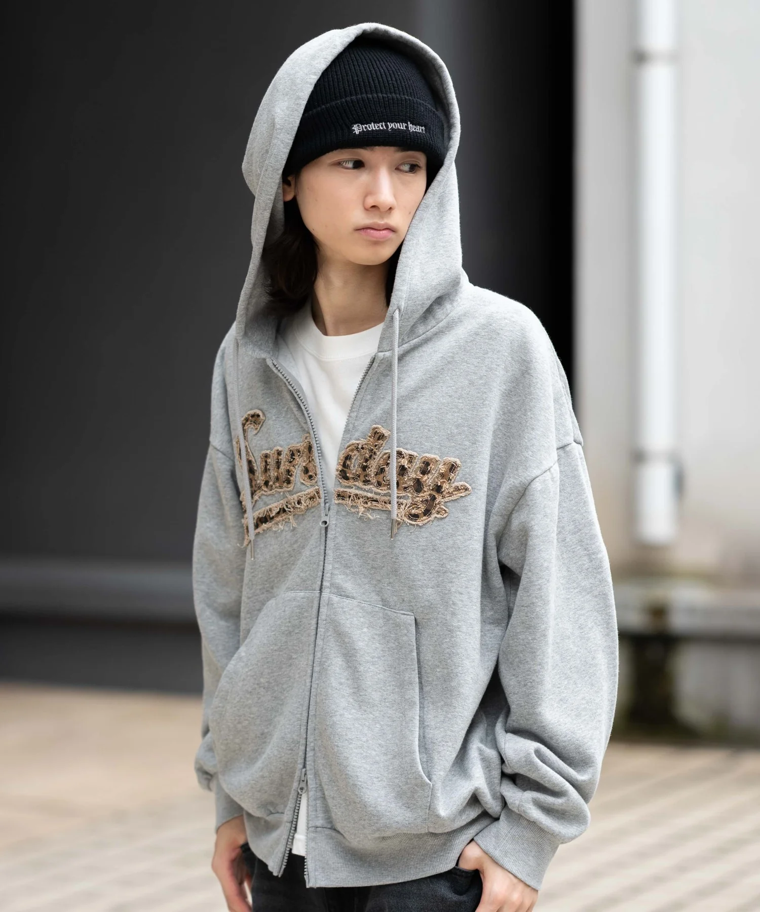 レオパードワッペンダブルZIPパーカー - Image 27