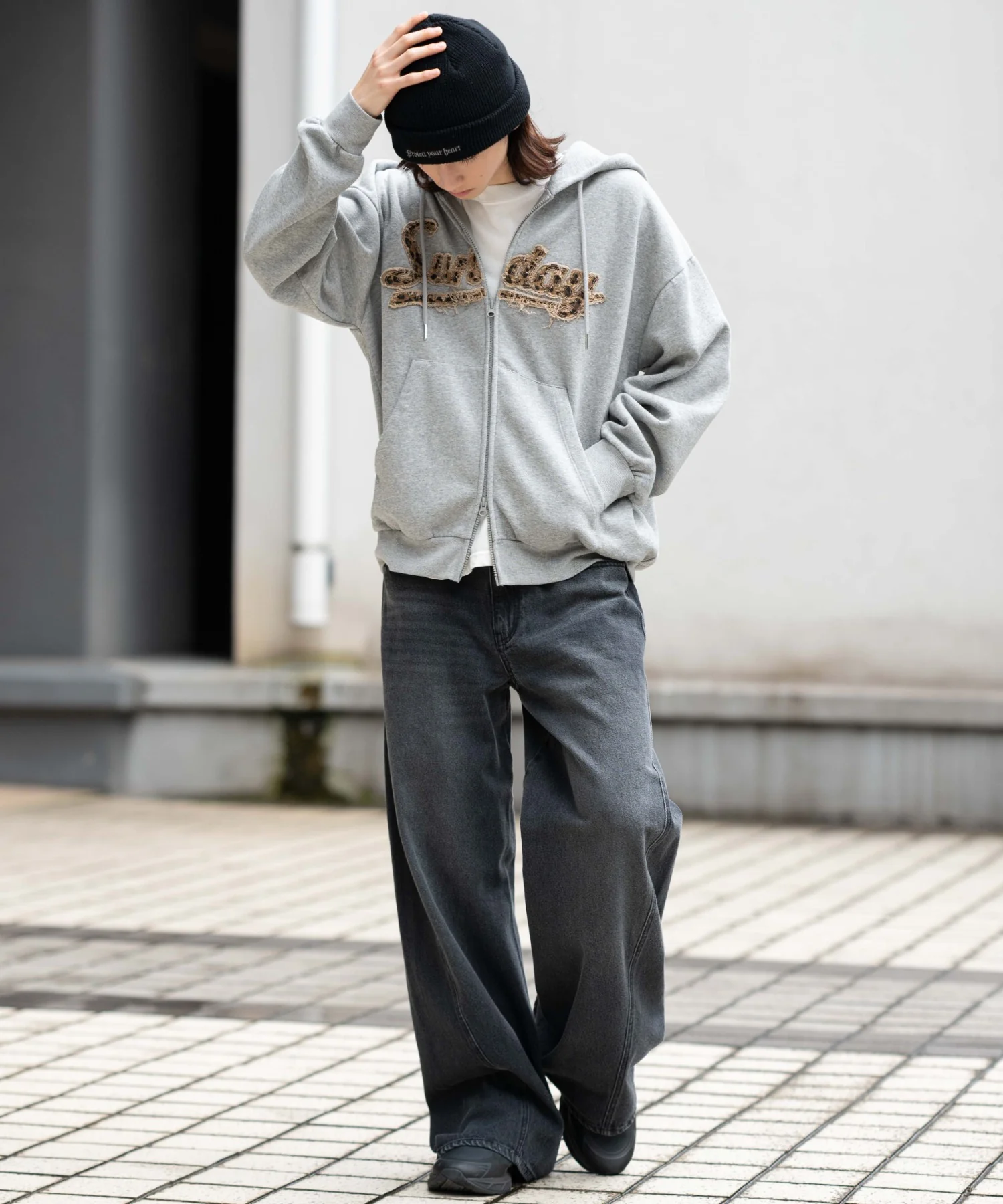 レオパードワッペンダブルZIPパーカー - Image 29