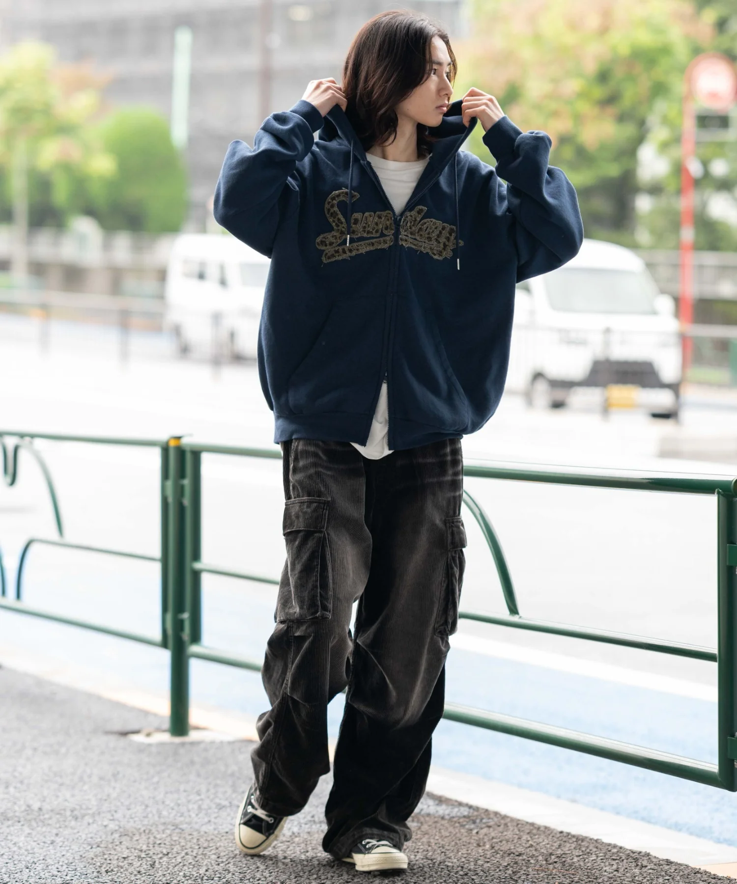 レオパードワッペンダブルZIPパーカー - Image 40