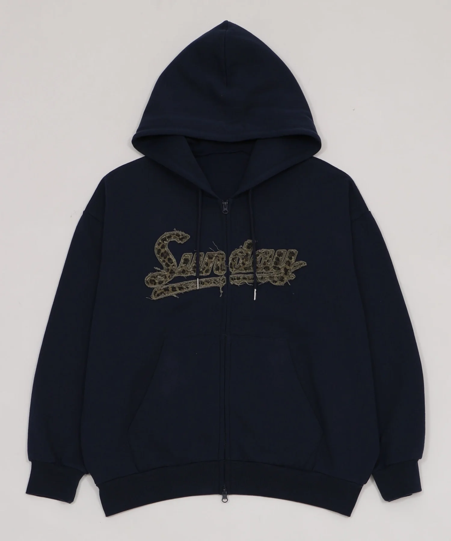 レオパードワッペンダブルZIPパーカー - Image 43