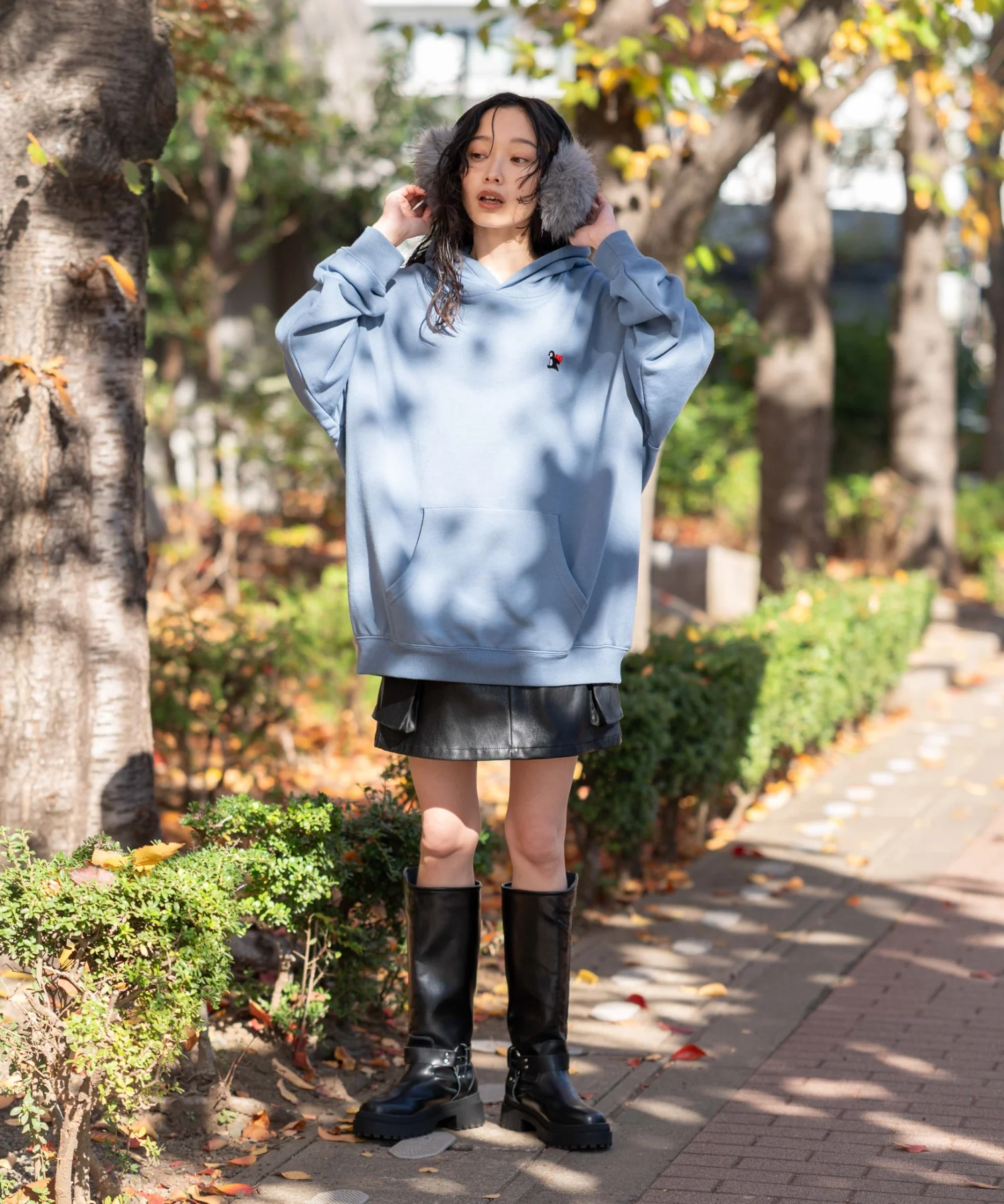 ワンポイント刺繍プルパーカー - Image 8