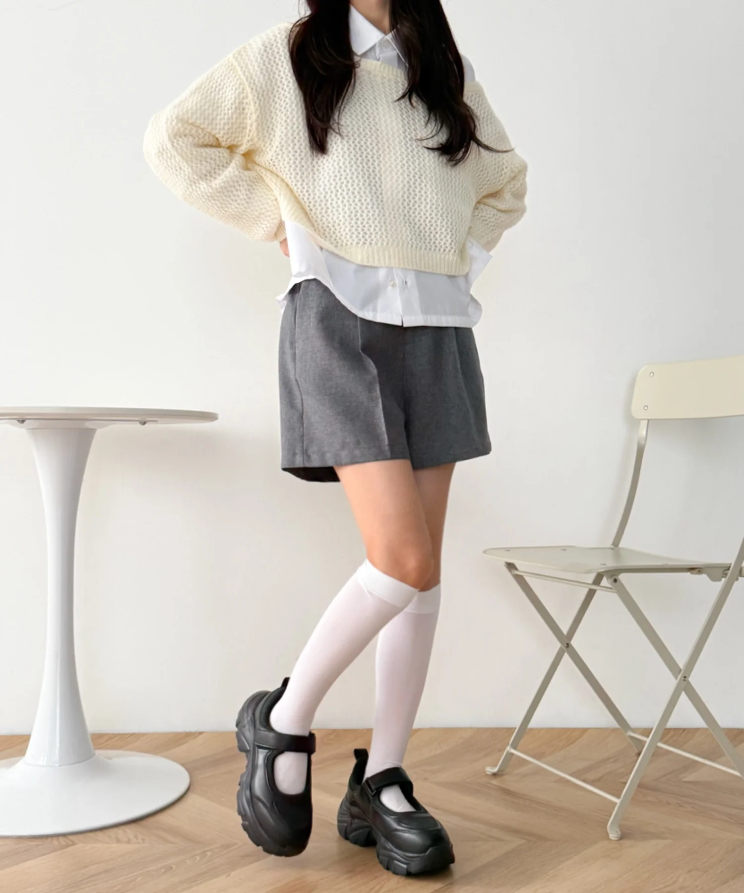 厚底ベロクロストラップシューズ - Image 20