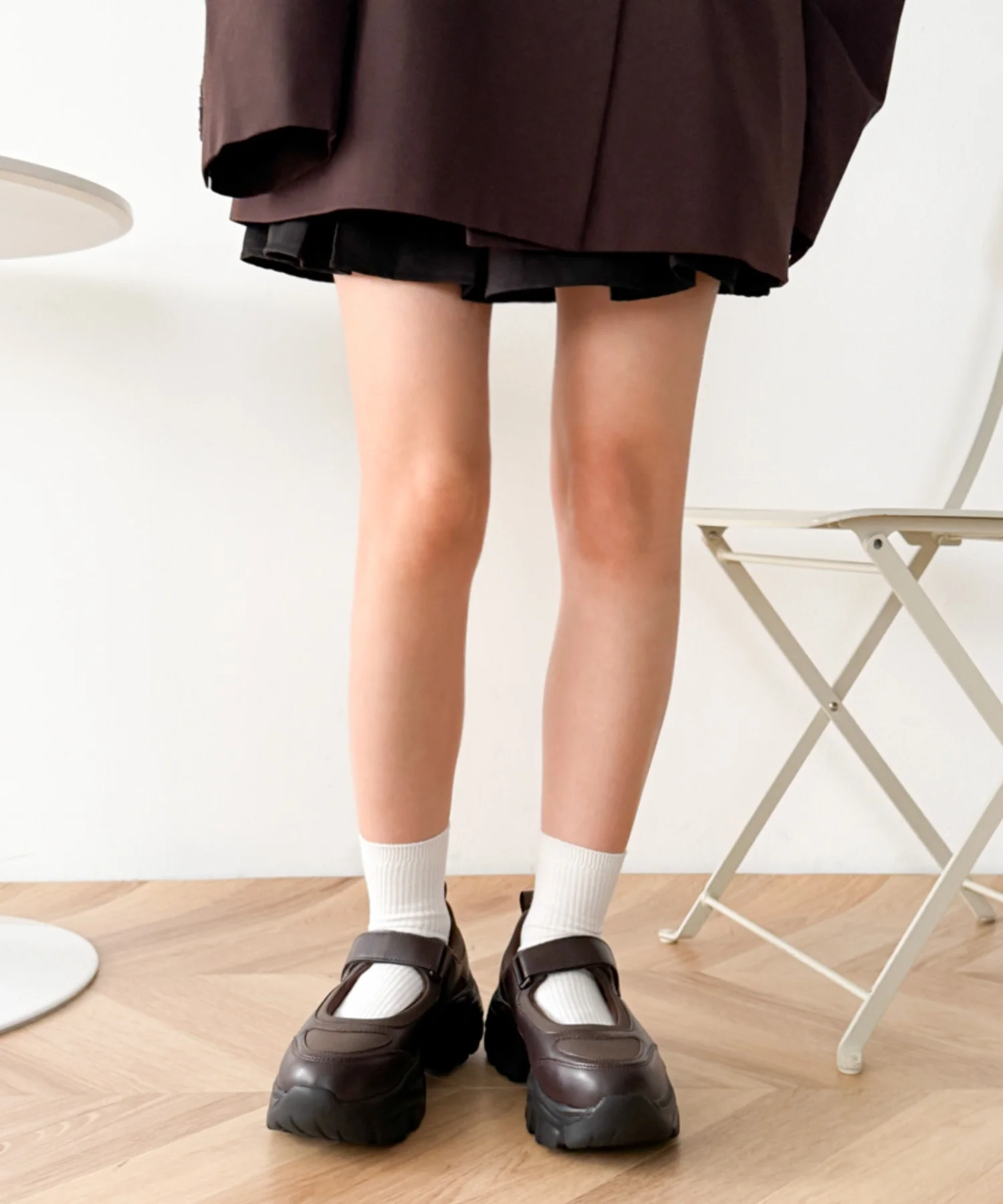 厚底ベロクロストラップシューズ - Image 5
