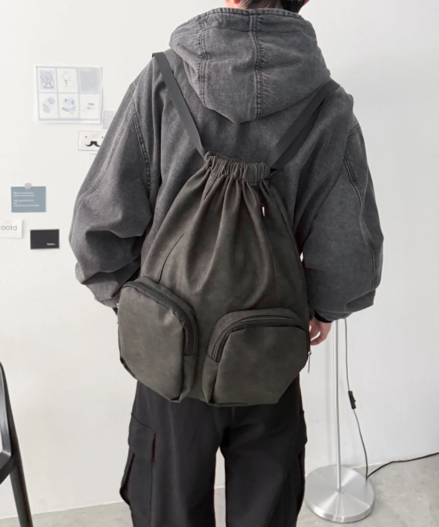 PUポケットデザインナップサック - Image 12