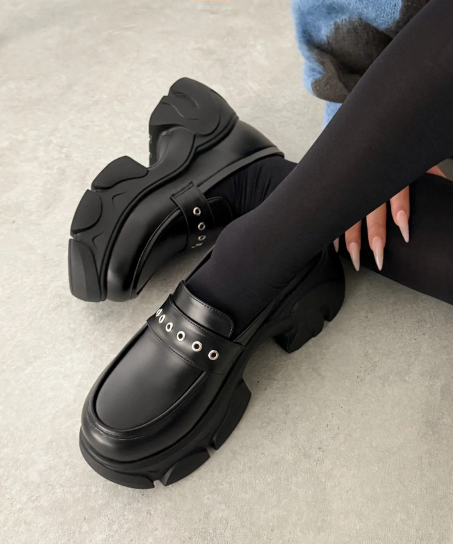 2wayリボン厚底ローファー - Image 11