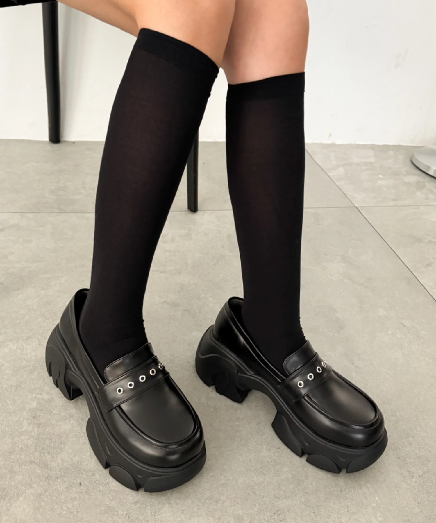 2wayリボン厚底ローファー - Image 9